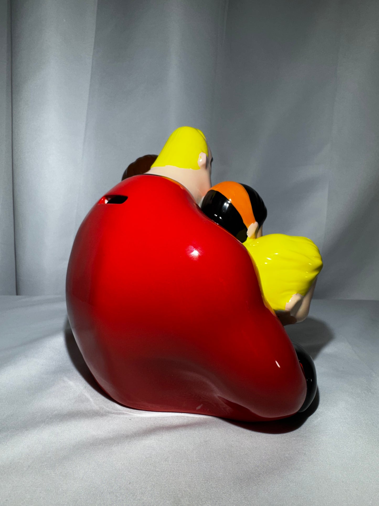 Enesco Disney Pixar The Incredibles Family Ceramic Coin Bank Mr Incredible Elastigirl