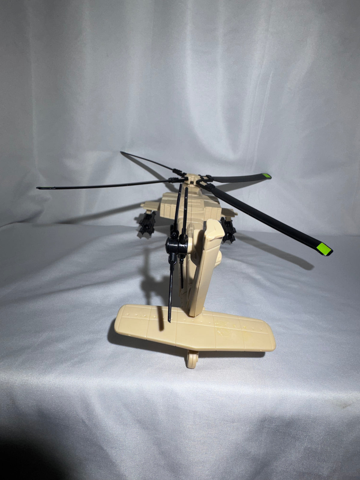 Vintage 1991 G.I. Joe Desert Apache Helicopter – Parts/Incomplete – Includes Instruction Manual