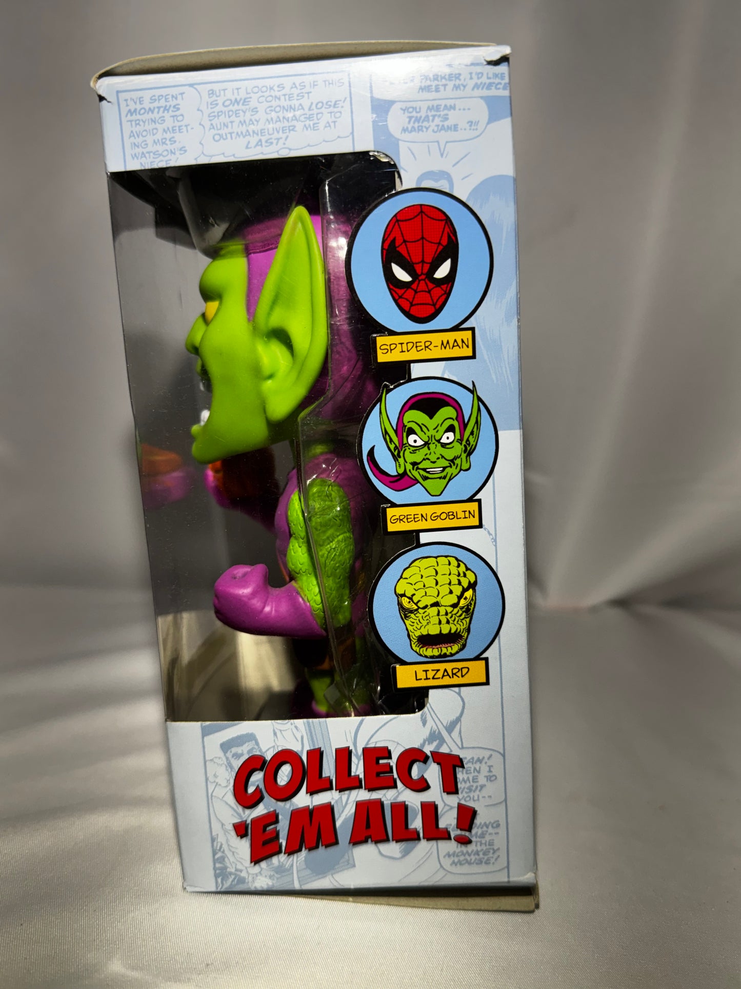 Funko Wacky Wobbler Green Goblin Bobblehead Marvel Comics 2008 Vaulted w/ Box