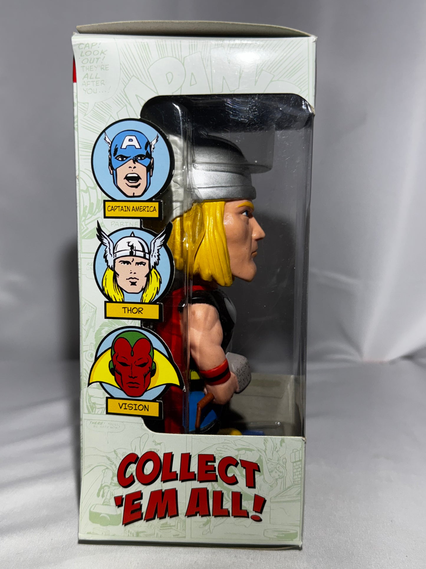 Funko Wacky Wobbler The Mighty Thor Bobblehead Marvel Avengers 2008 w/ Box