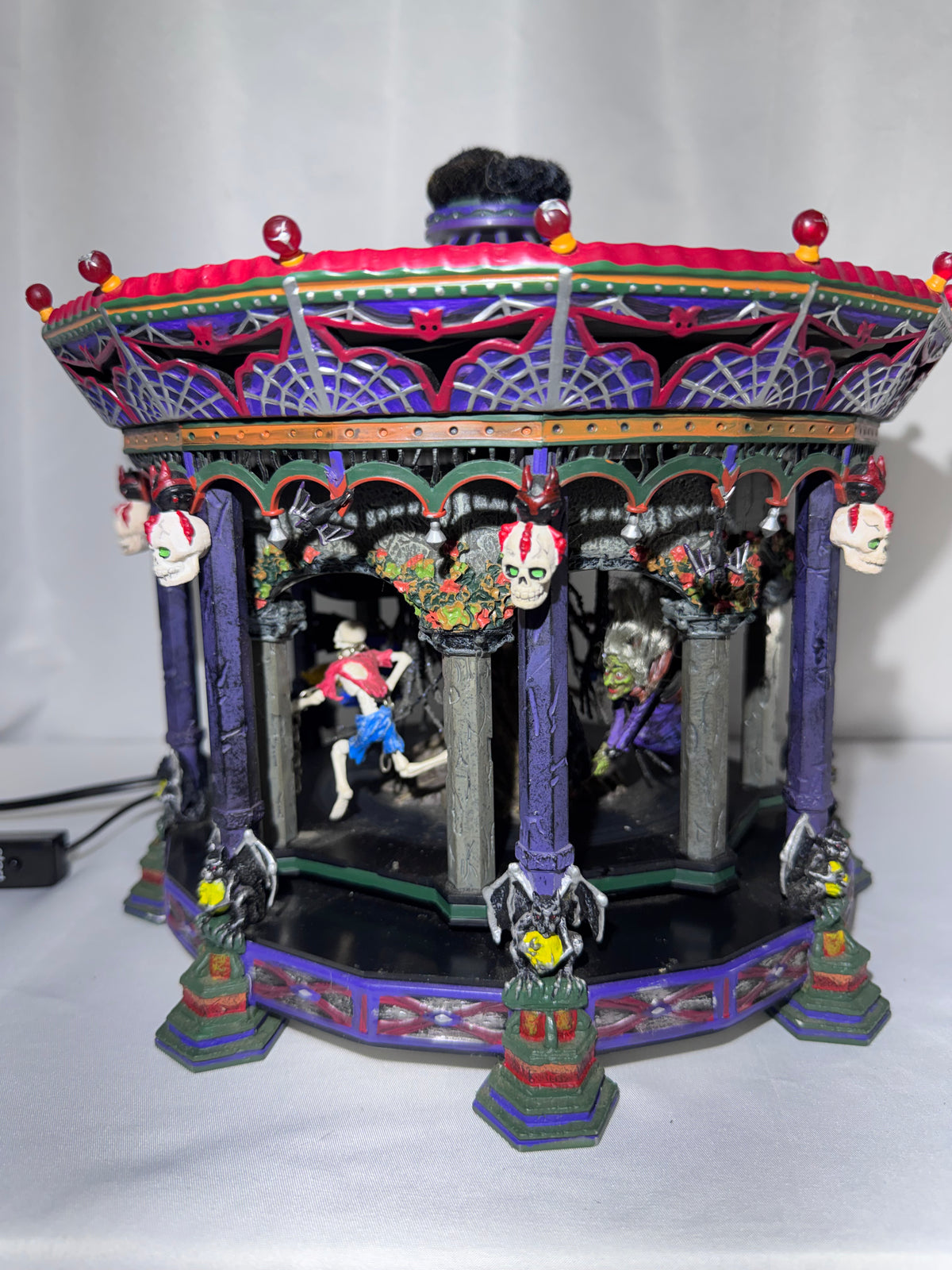 Department 56 Snow Village Halloween Ghostly Carousel #56.55317 – Retired 2002–2005