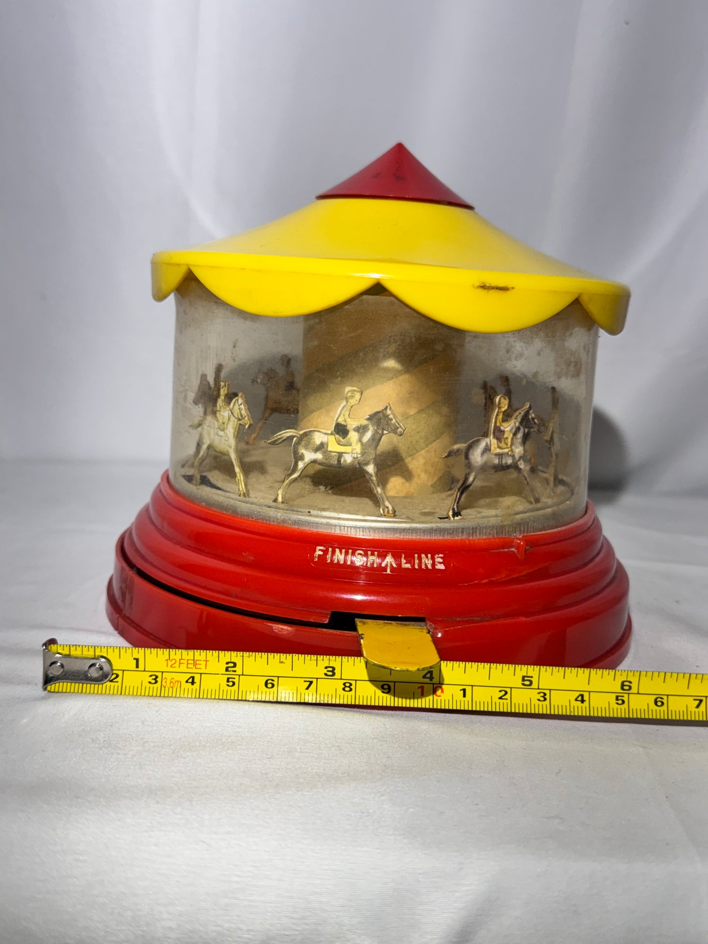 Antique Carousel Racing Horse Toy / Bank – Merry-Go-Round Finish