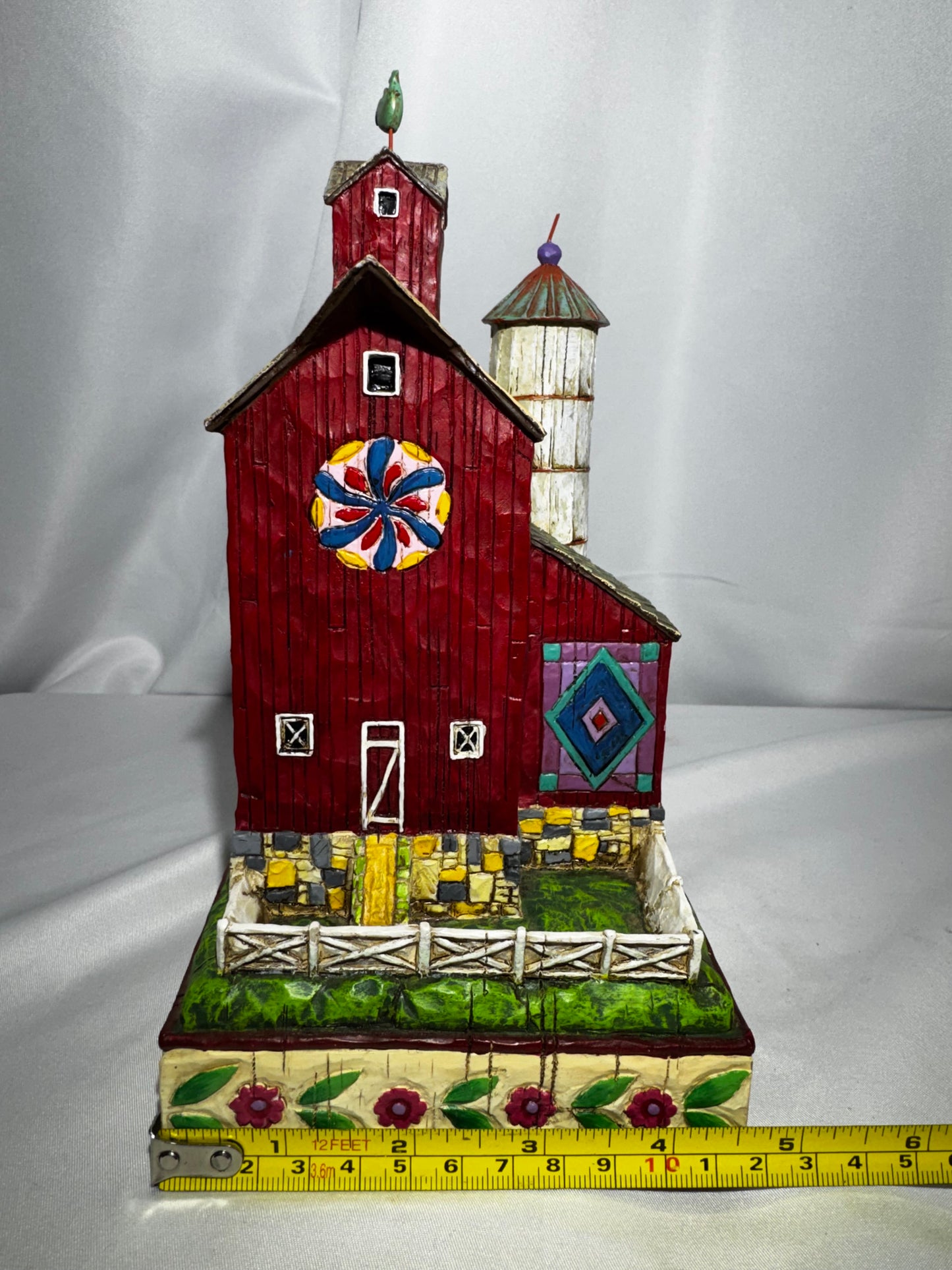 Jim Shore Heartwood Creek “Strength and Plenty” Red Barn Figurine – 2004