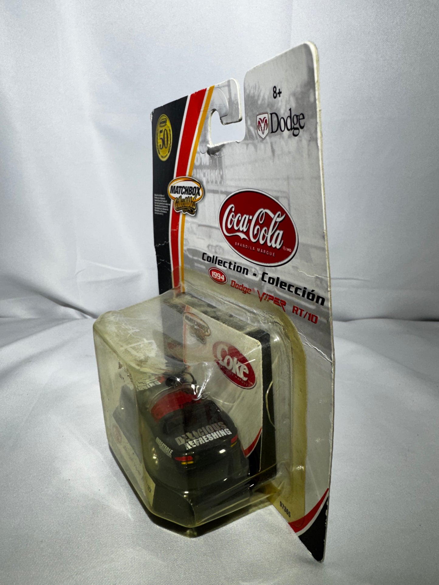 2002 Matchbox Collectibles 1994 Dodge Viper RT/10 Coca-Cola 50th Anniversary Series