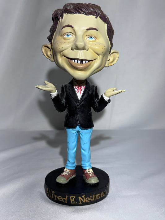 NECA MAD Magazine Alfred E. Neuman Head Knocker Bobblehead – Original Box