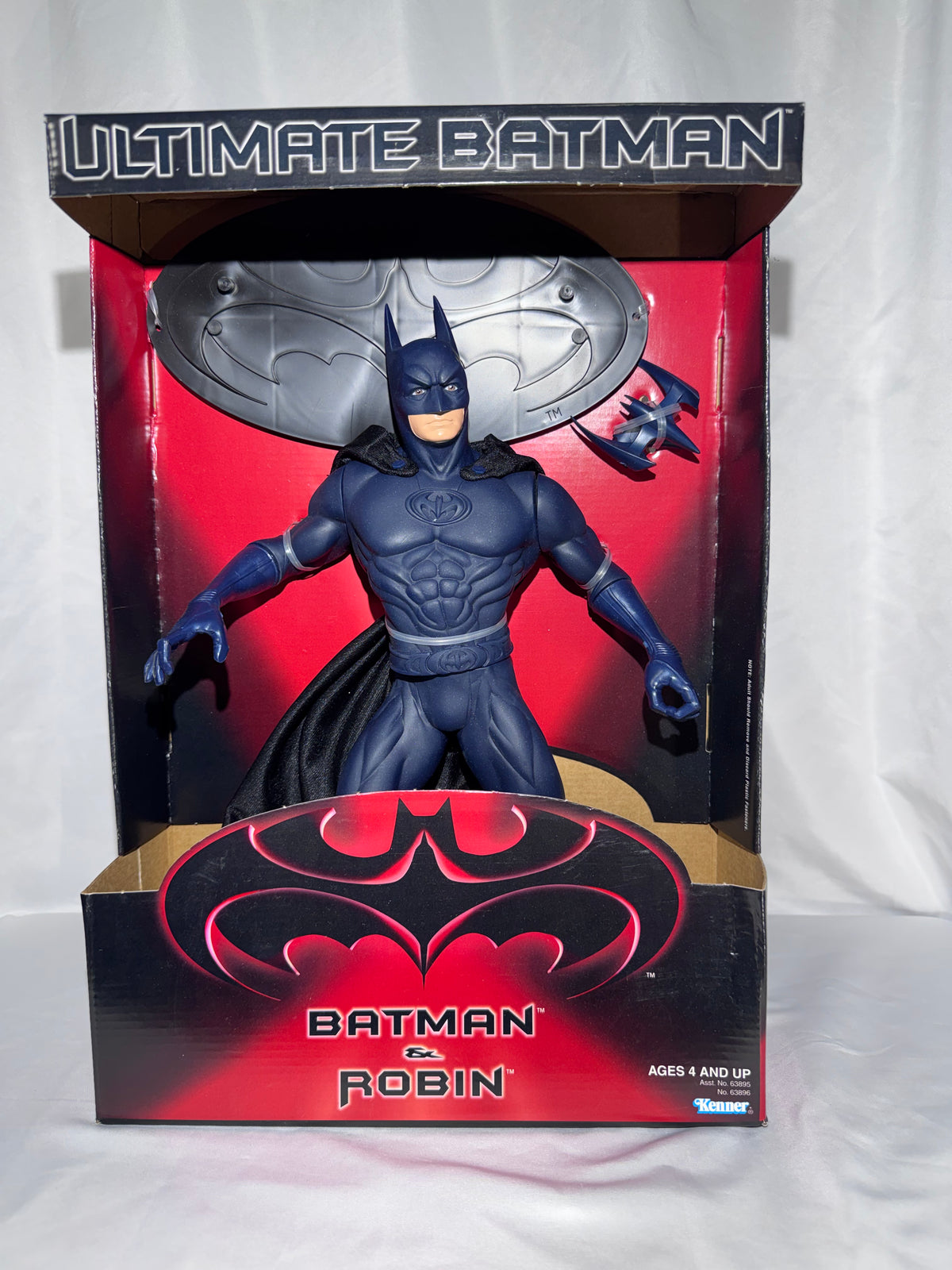 Vintage 1997 Kenner Ultimate Batman 14” Action Figure – Batman & Robin – MOC