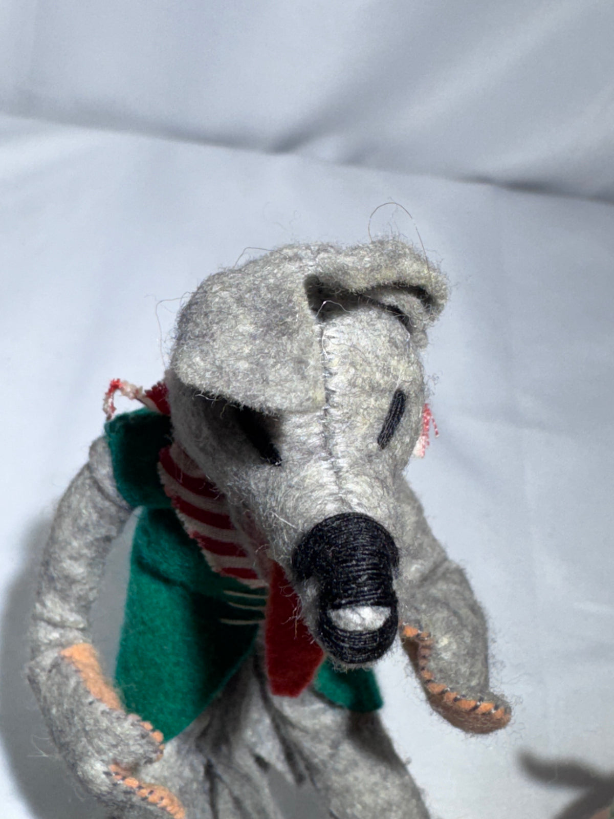 Vintage BAPS Germany Big Bad Wolf & Three Little Pigs Felt Miniature Doll Set – 1940s–1950s