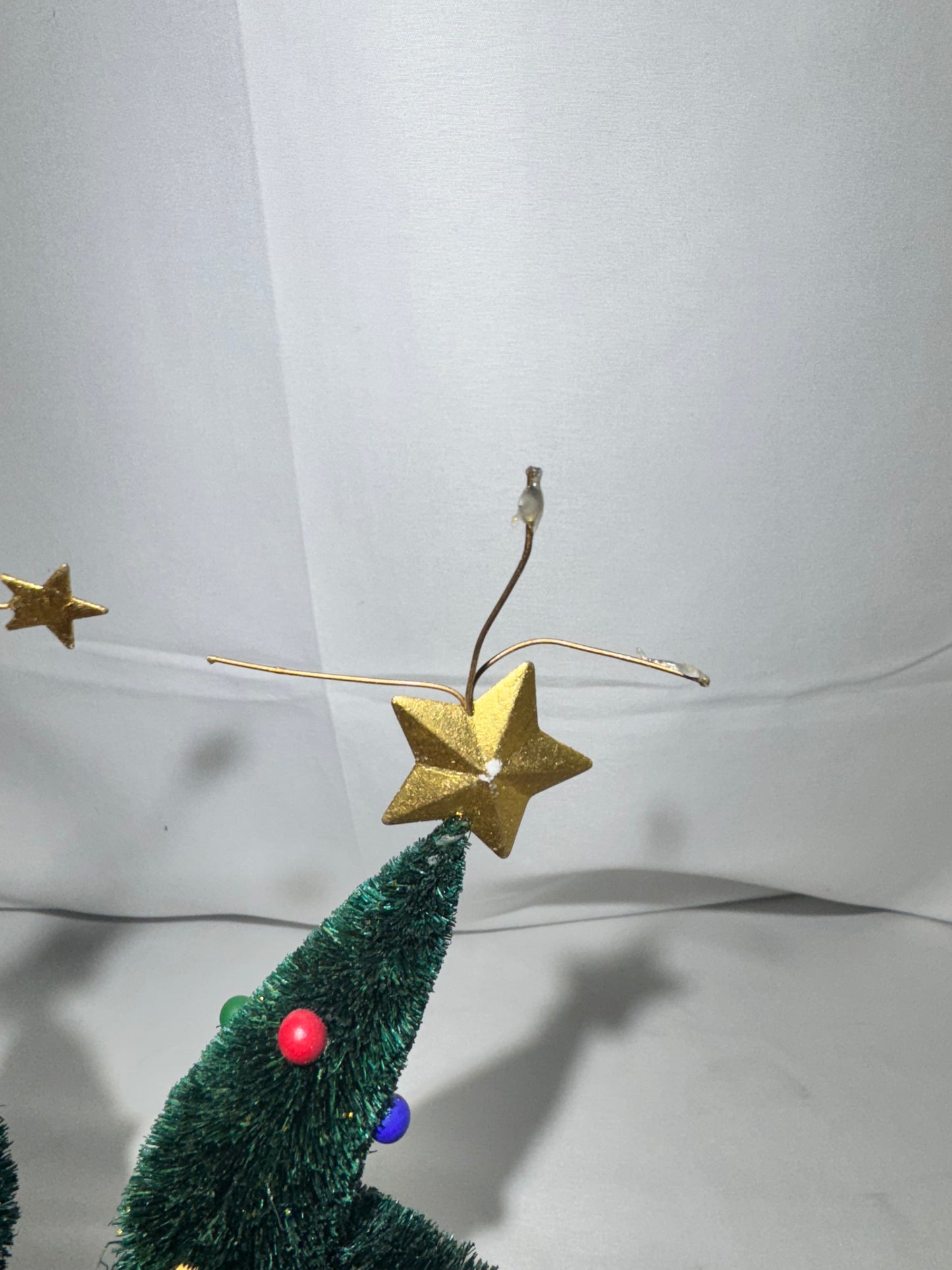 Department 56 Village Accessory – Green Glitter Sisal Trees (Set of 2) – Item #56.52902