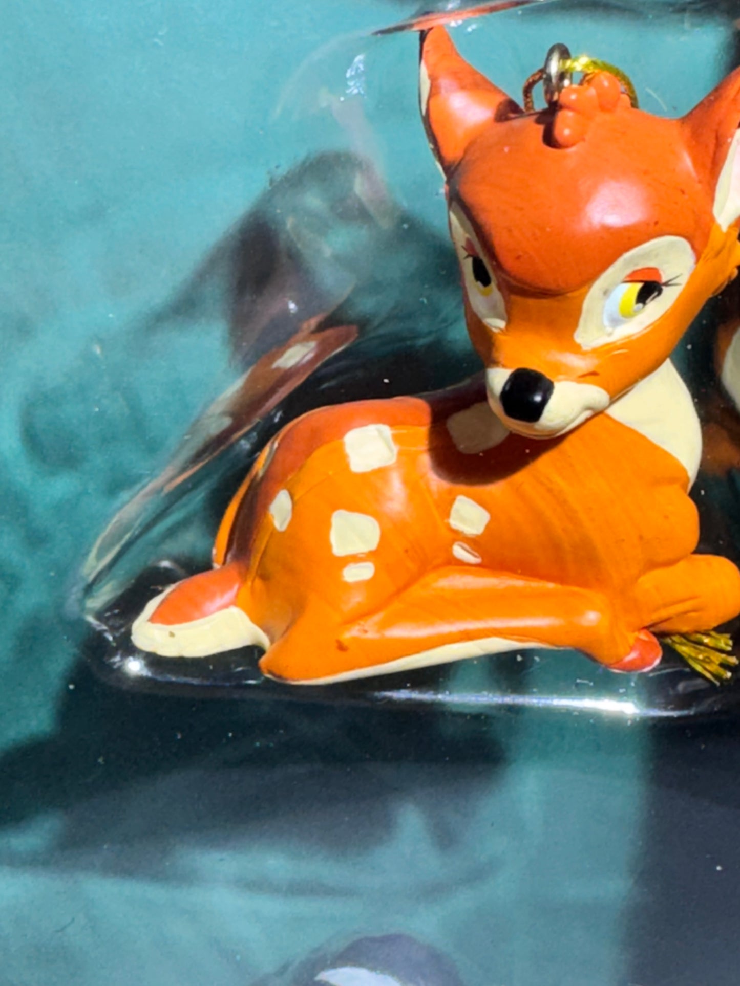 Vintage Disney Bambi Storybook Ornament Set 4 Pc Thumper Flower Owl