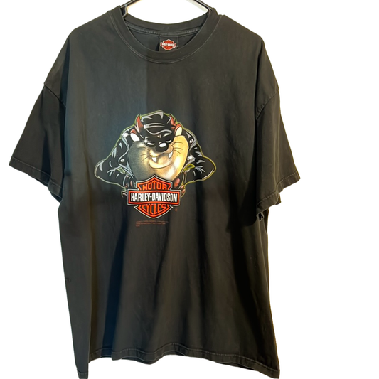 Leather Taz Harley Davidson T-shirt