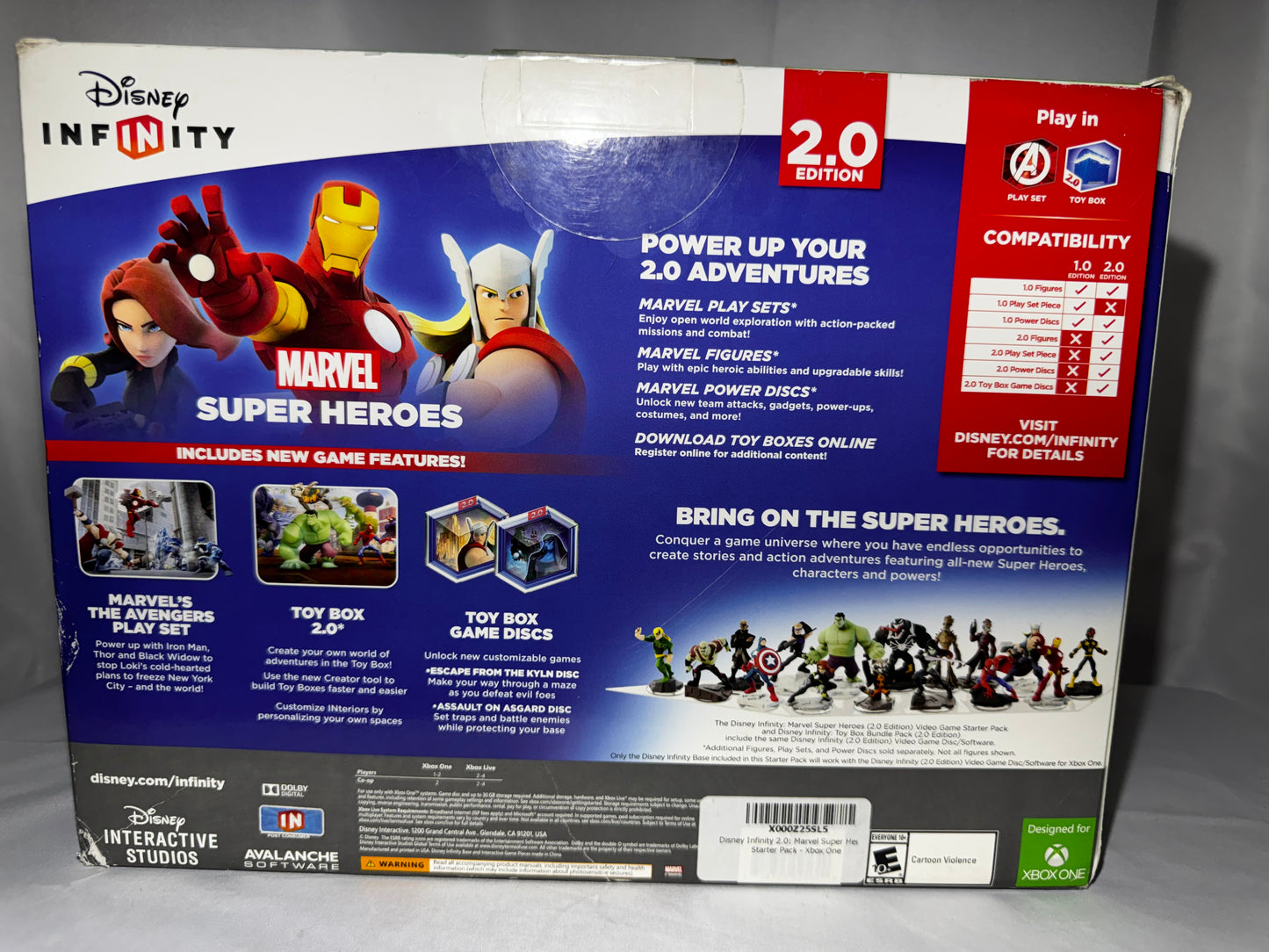 Disney Infinity Marvel Super Heroes 2.0 Xbox One Starter Pack Unopened Iron Man
