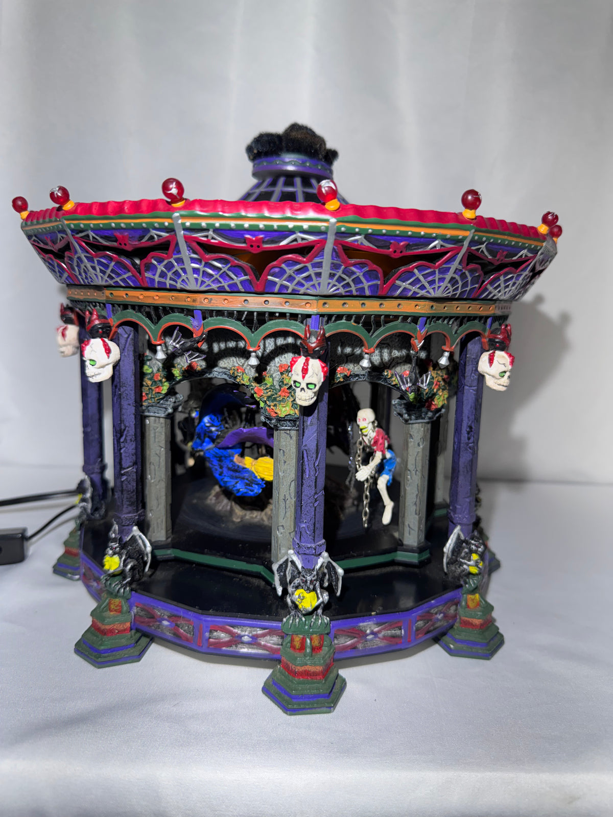 Department 56 Snow Village Halloween Ghostly Carousel #56.55317 – Retired 2002–2005