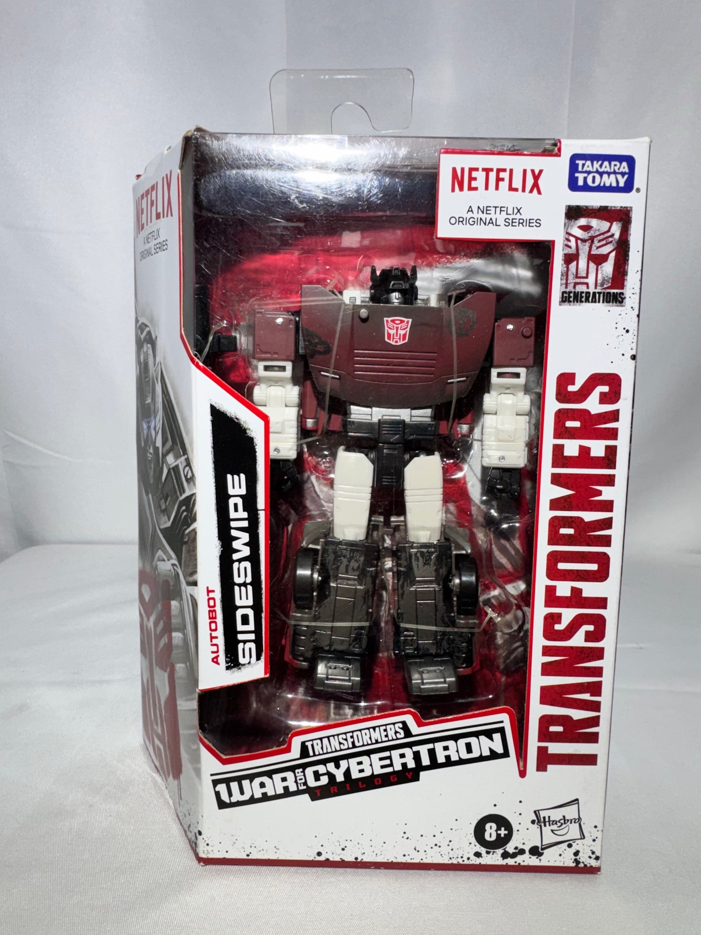 Transformers Generations War for Cybertron Netflix Edition Deluxe Class Sideswipe