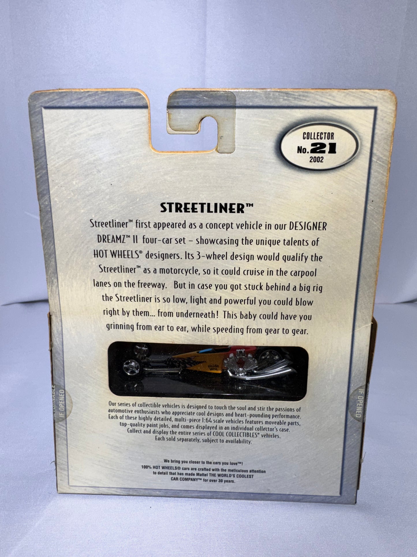 Hot Wheels Streetliner – Limited Edition Diecast (2000 Mattel)