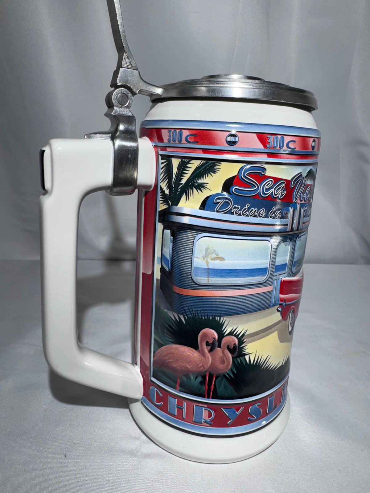 Budweiser 1957 Chrysler 300C Convertible Beer Stein – Classic Car Series – 2003 – Box & COA