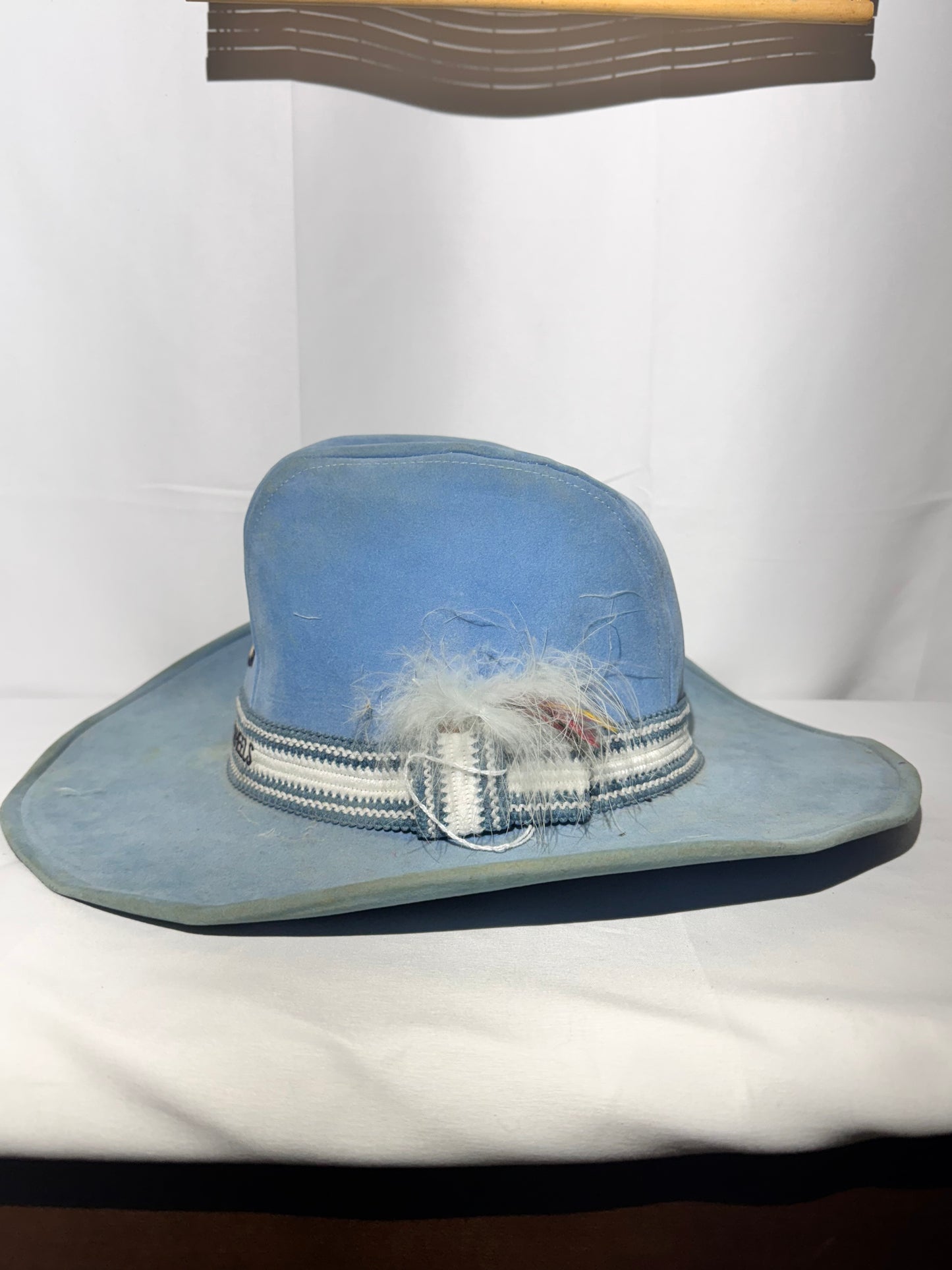 Vintage Carolina Tar Heels Suede Cowboy Hat – Size Medium