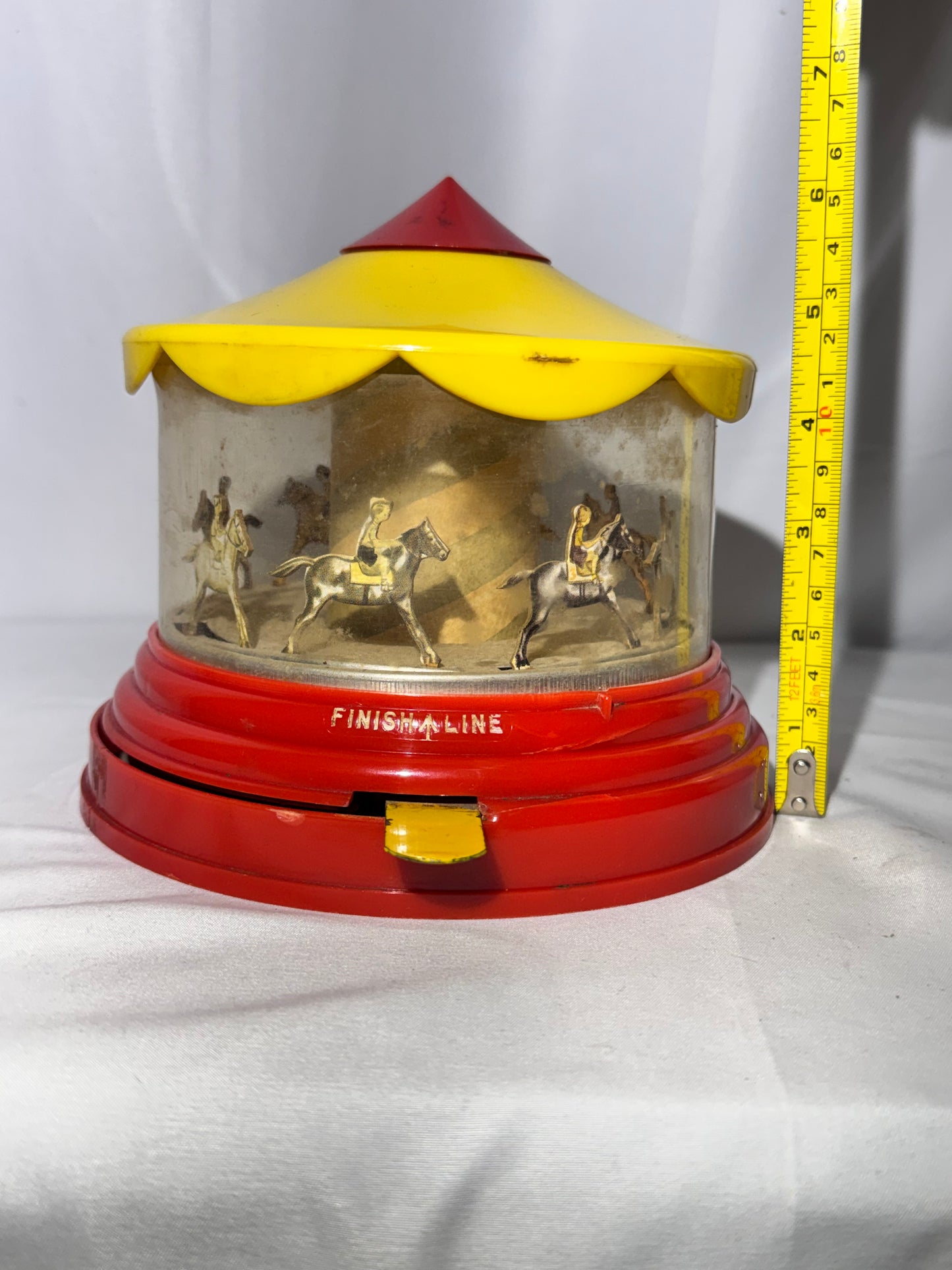 Antique Carousel Racing Horse Toy / Bank – Merry-Go-Round Finish