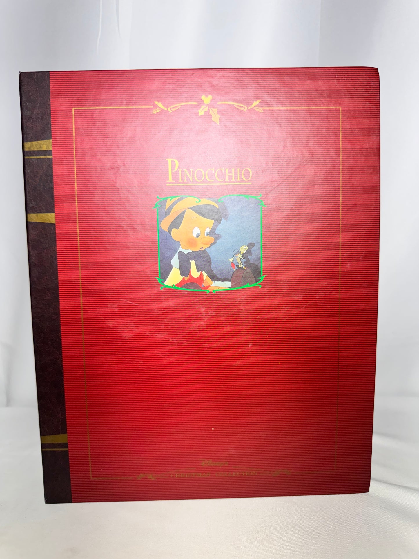 Vintage Disney Pinocchio Storybook Ornament Set 6 Pc Blue Fairy Jiminy