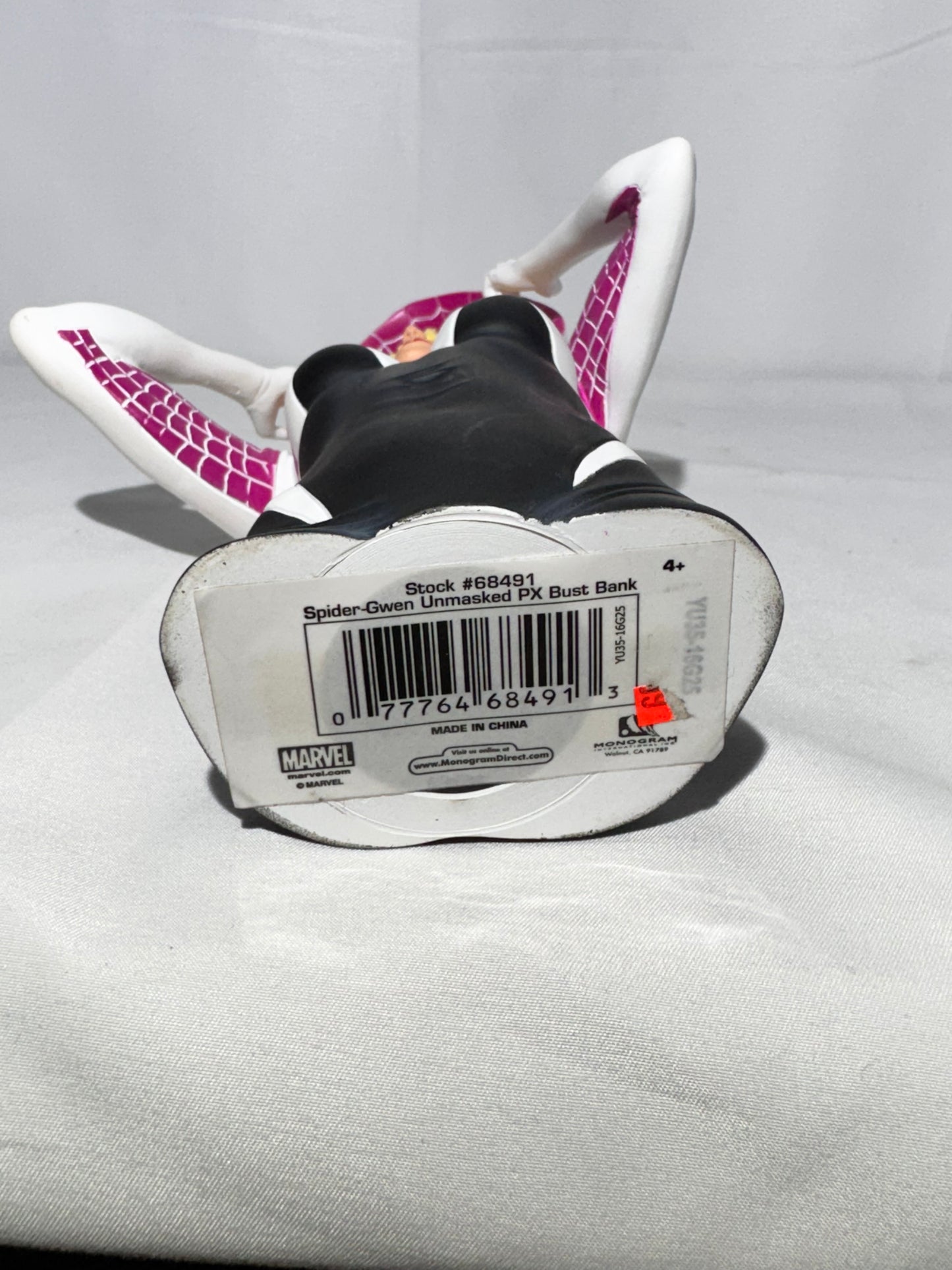 Spider-Gwen Unmasked “PX” Bust Bank – Stock #68491 – Marvel