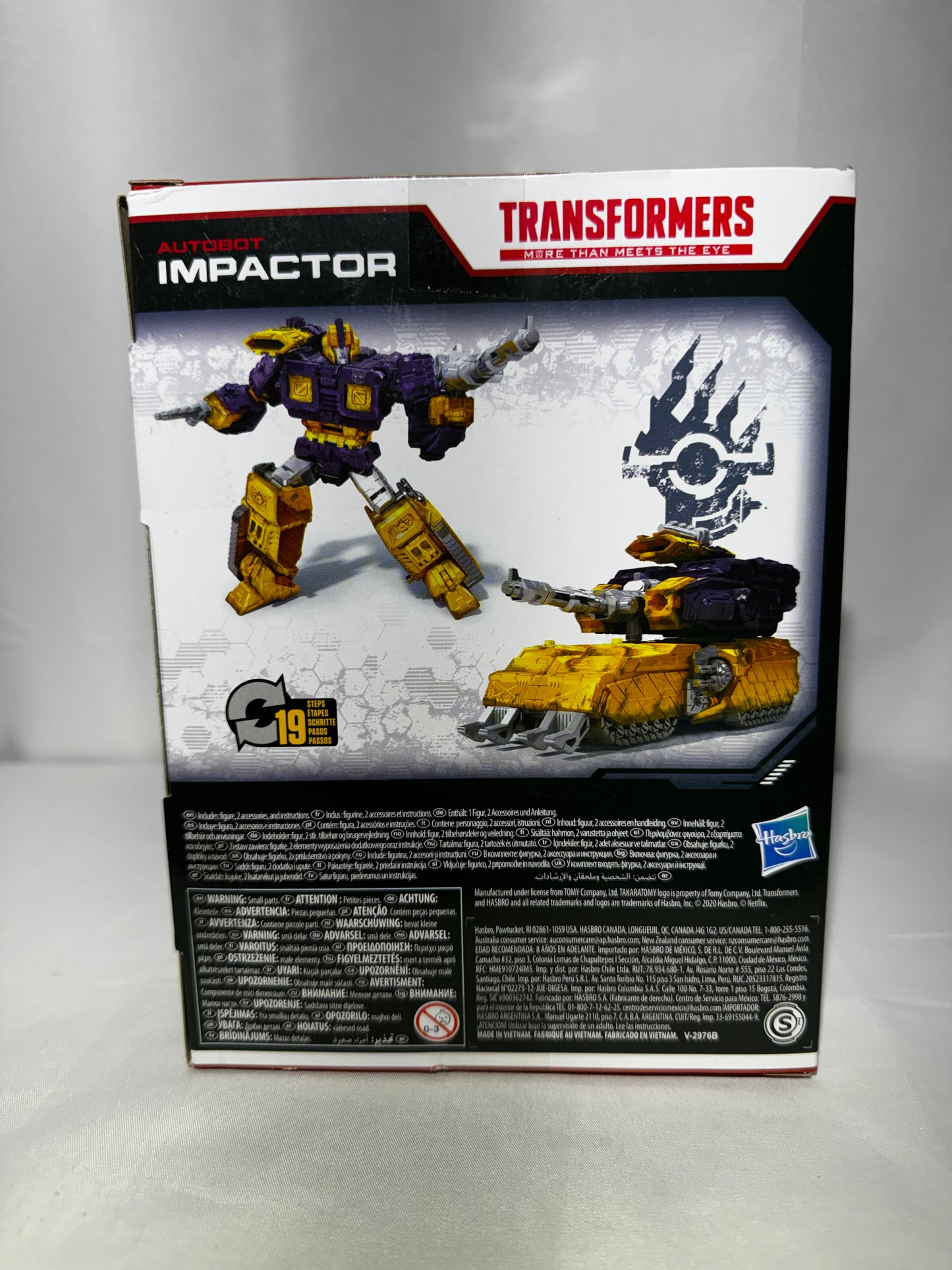Transformers War for Cybertron Netflix Trilogy Deluxe Class Autobot Impactor action figure