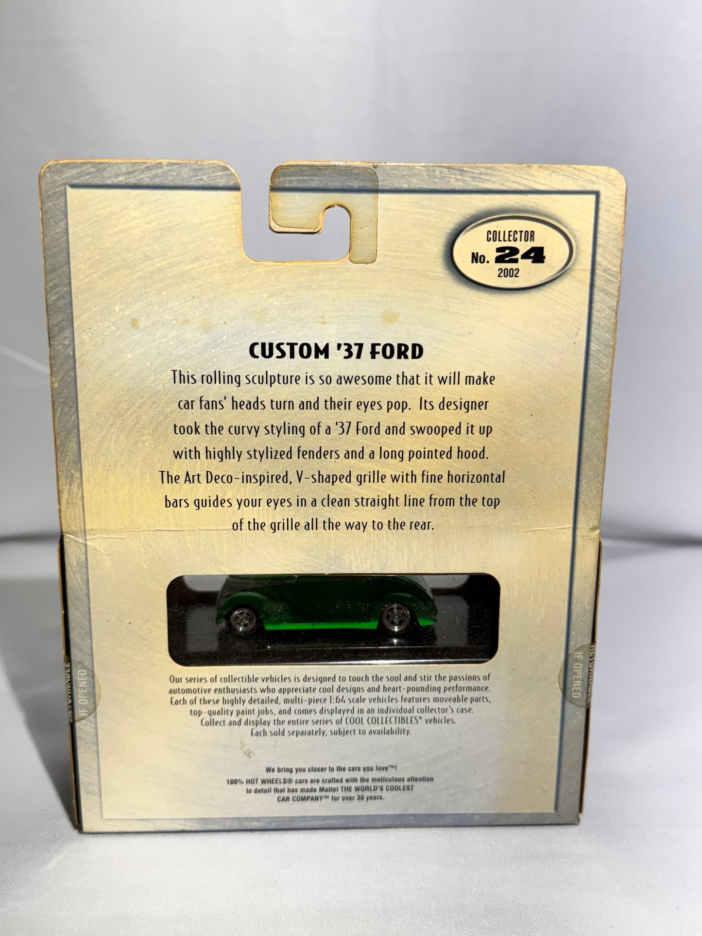 Hot Wheels Custom 1937 Ford – Green Limited Edition Diecast (Mattel)