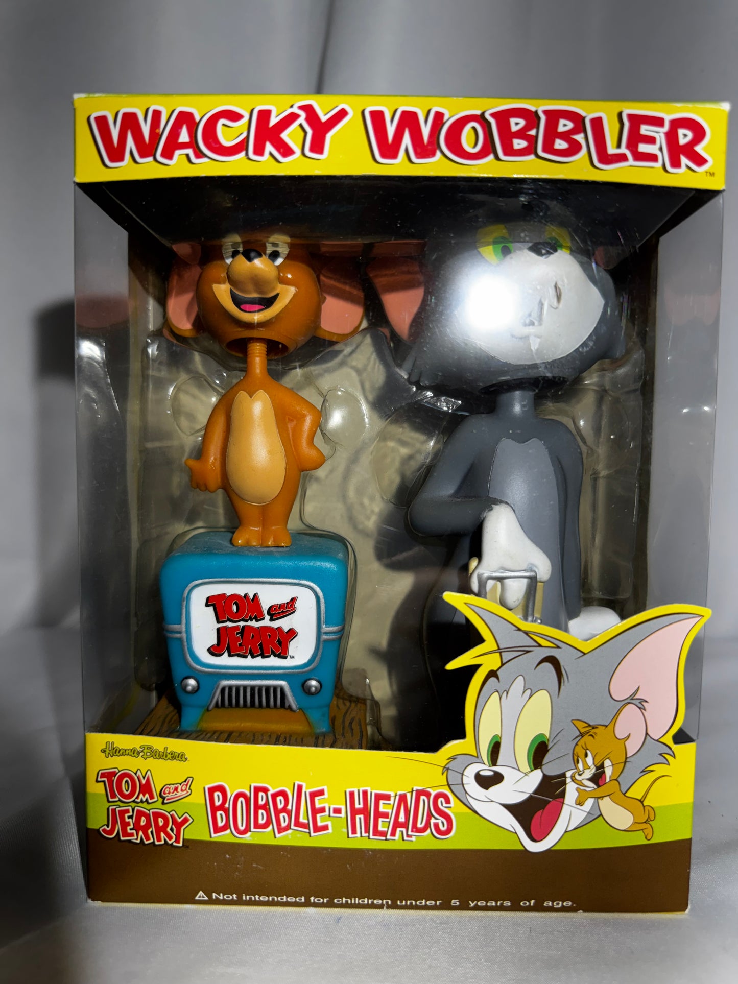 Funko Wacky Wobbler Tom & Jerry 2-Piece Bobblehead Set – Hanna-Barbera – Vaulted Collectible