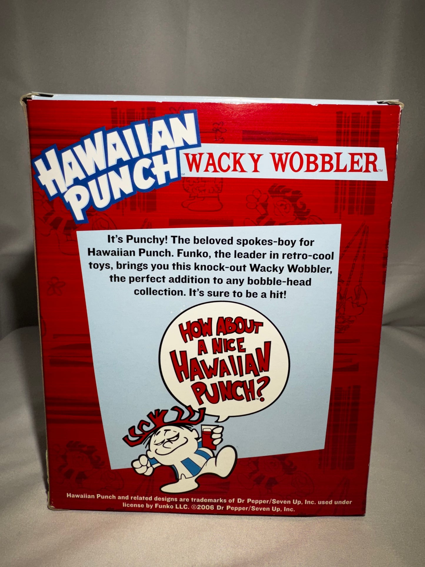 Funko Wacky Wobbler Hawaiian Punch Punchy Bobblehead 2006 Vaulted w/ Box