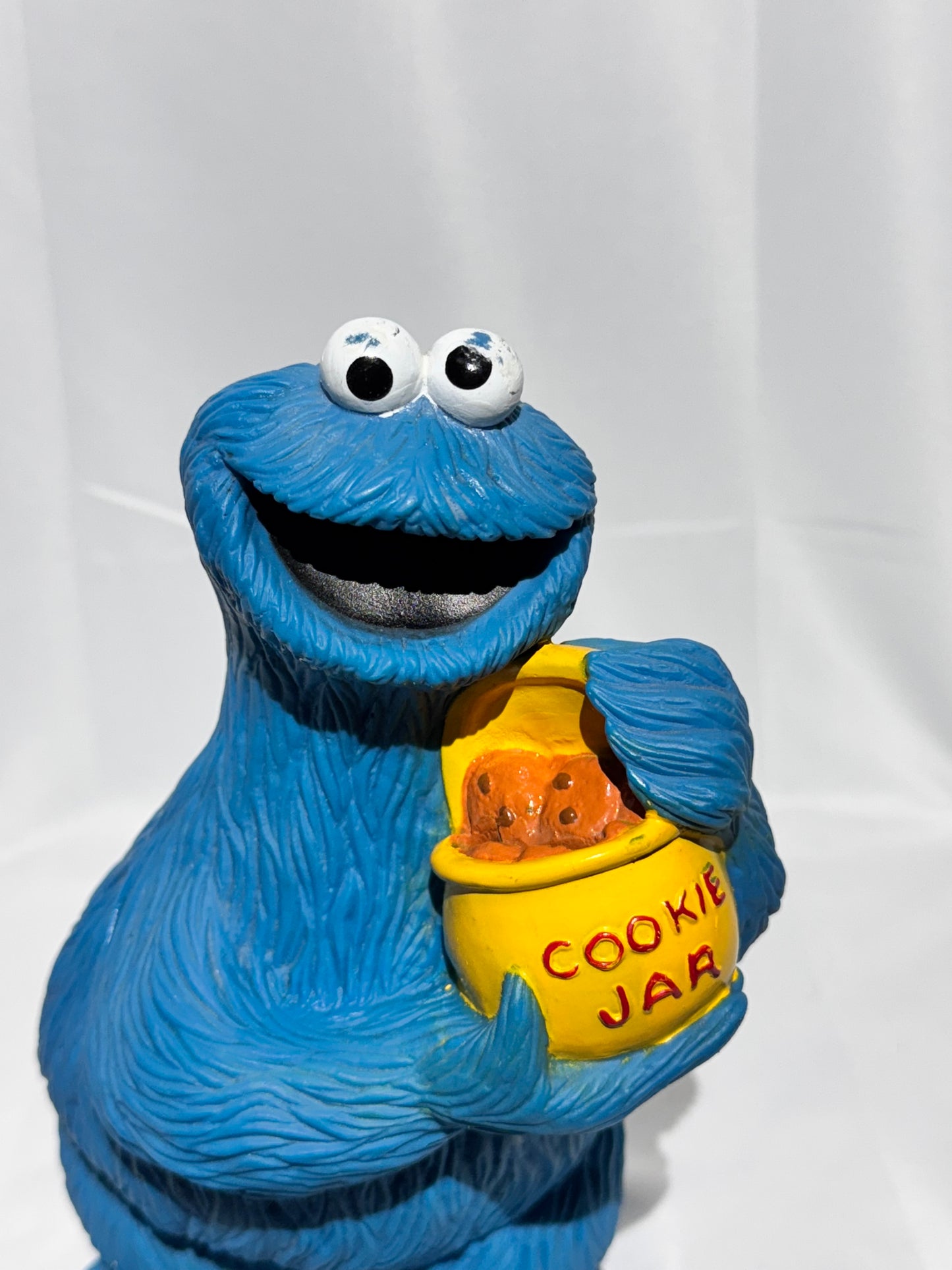 Sesame Street Cookie Monster Vinyl Piggy Bank w/ Cookie Jar – Muppets Inc.
