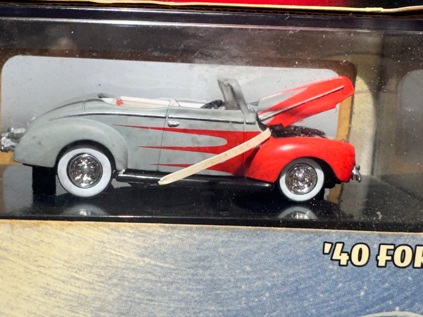 Hot Wheels 1940 Ford – Gray & Red Limited Edition Diecast (Mattel)