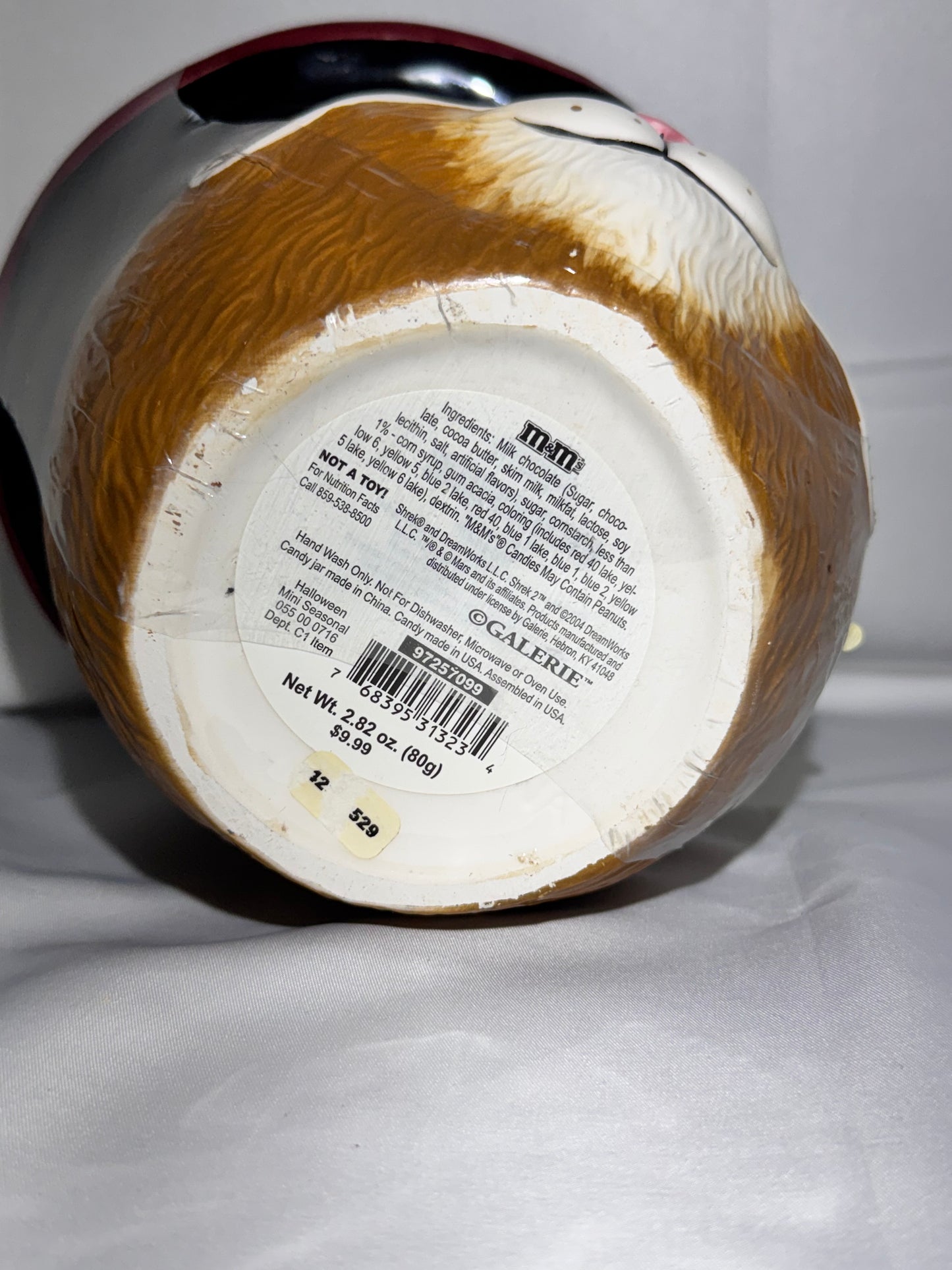 Shrek Puss in Boots Candy Jar – Factory Sealed with M&M’s