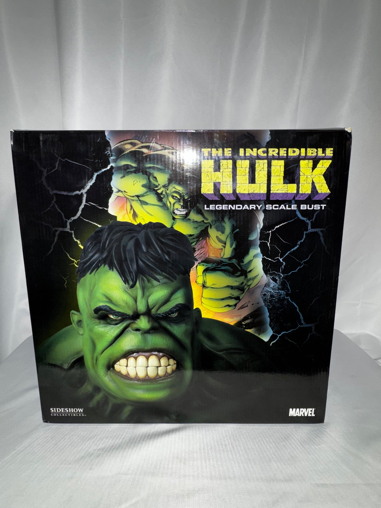 Sideshow Collectibles Legendary Scale Hulk Bust #230/400 Marvel Statue w/ Box 10.5”