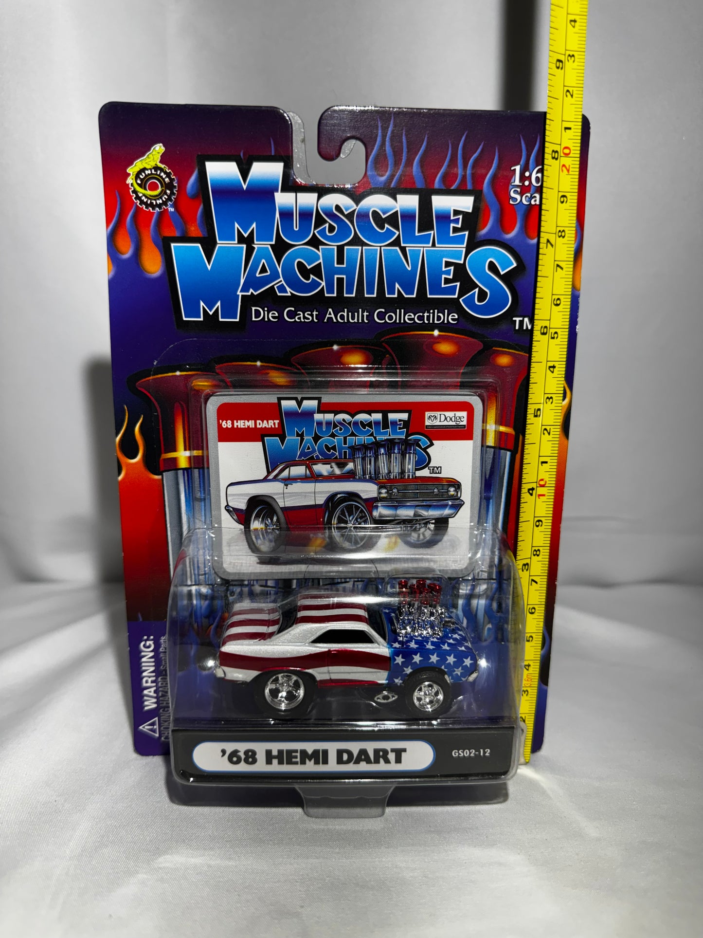 Muscle Machines 1:64 Scale ’68 Hemi Dart Diecast – GS02-12