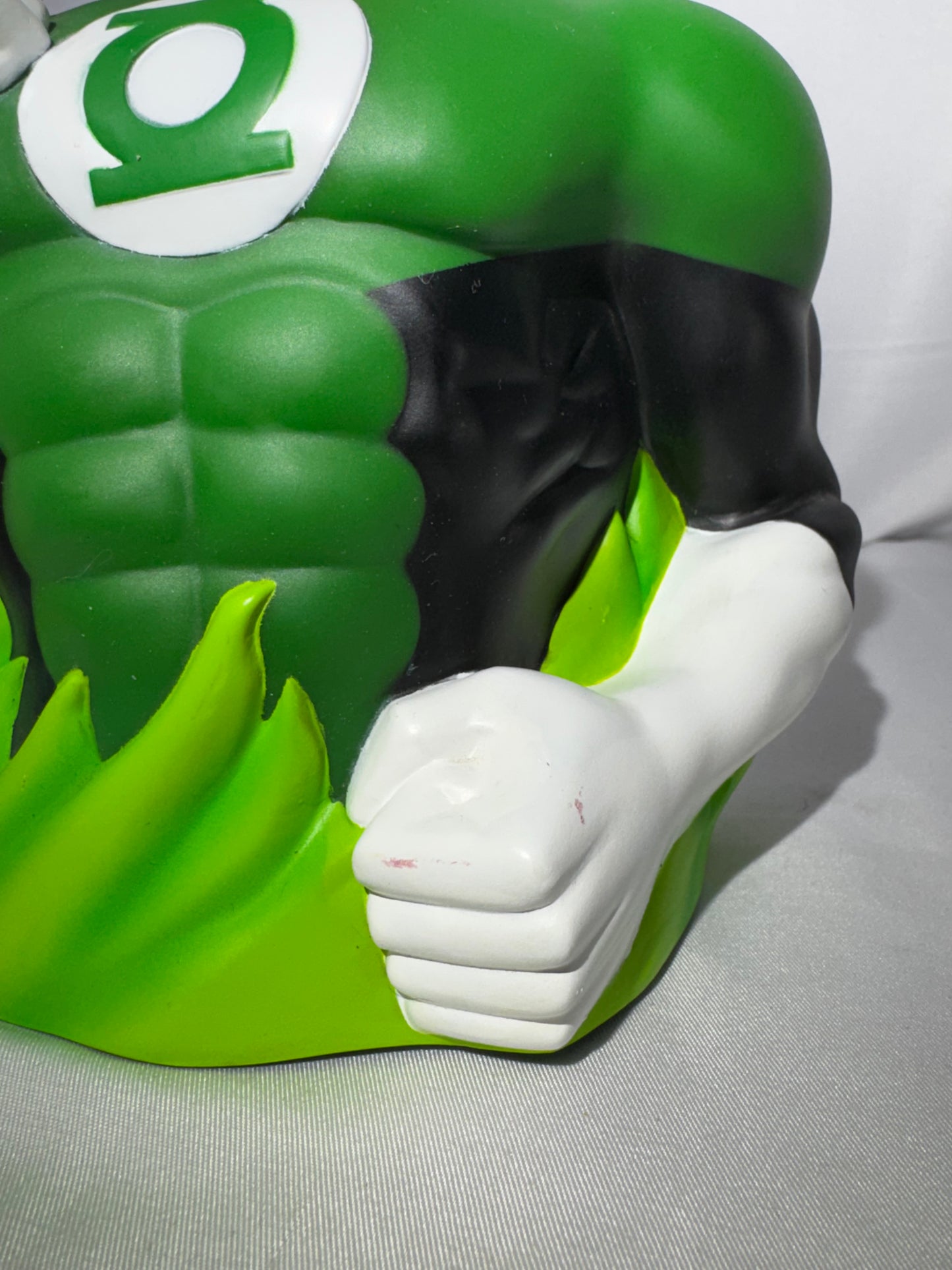 DC Comics Green Lantern Bust Bank PVC Coin Bank w/ Original Stopper