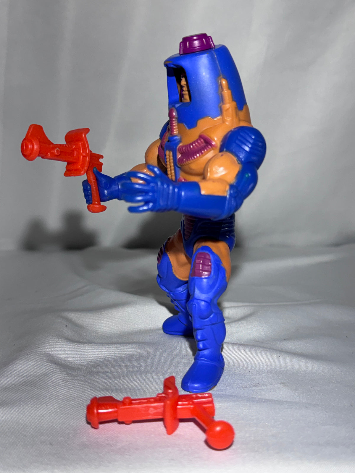 1983 Mattel MOTU Man-E-Faces Action Figure Complete 2 Weapons Vintage He-Man