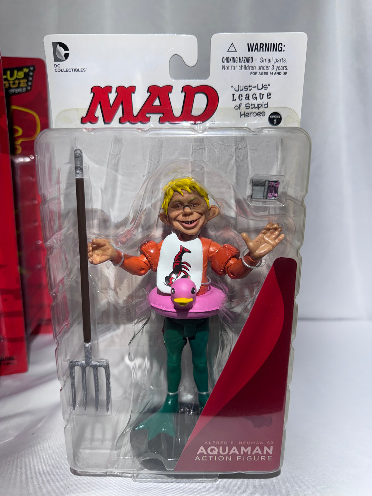 DC Direct MAD “Just-Us” League of Stupid Heroes – Alfred E. Neuman Action Figure Set – 5 Figures