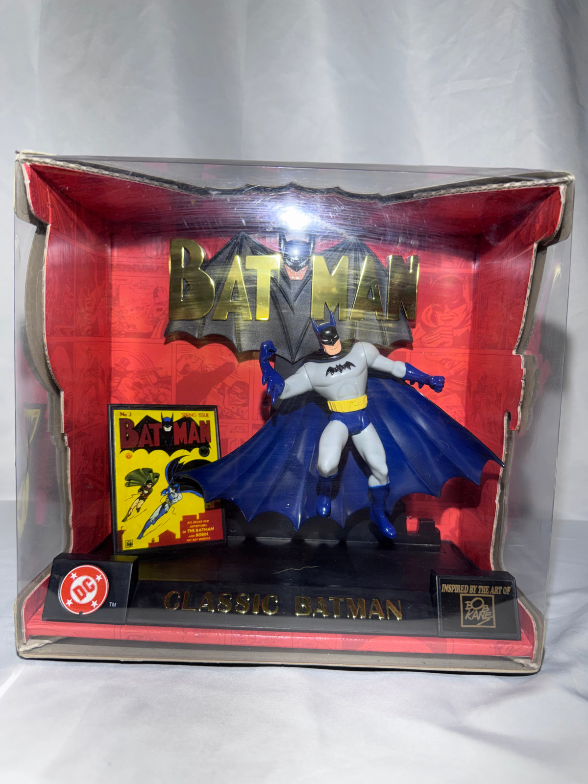 1998 Kenner Bob Kane Classic Batman Edition #2 Action Figure Display Set – Factory Sealed
