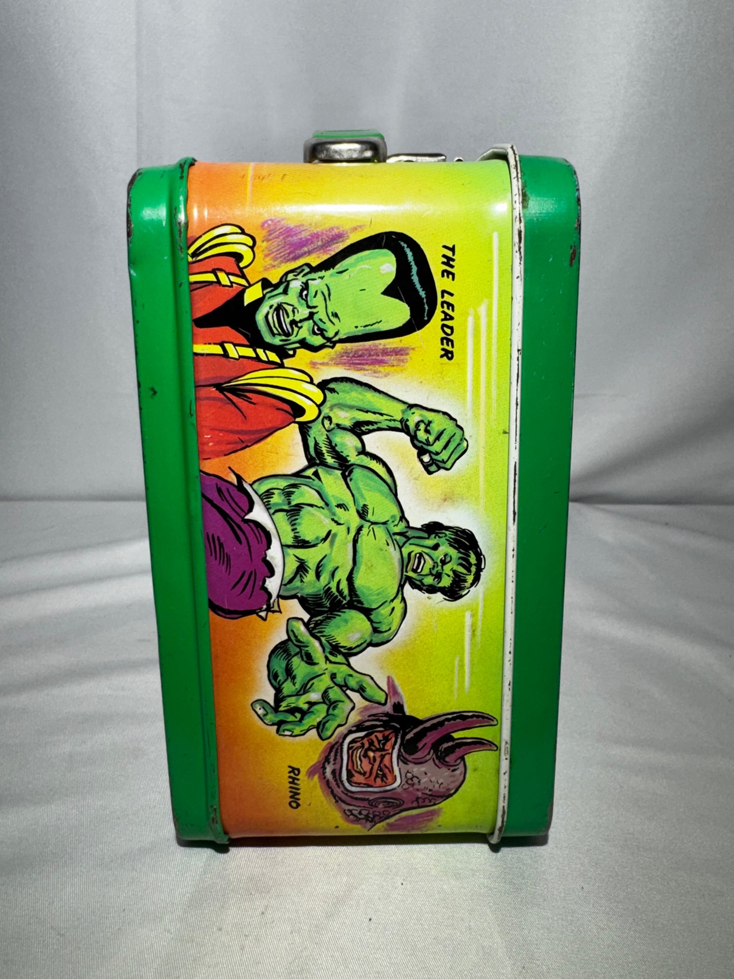 Vintage 1978 Aladdin The Incredible Hulk Metal Lunch Box w/ Original Thermos