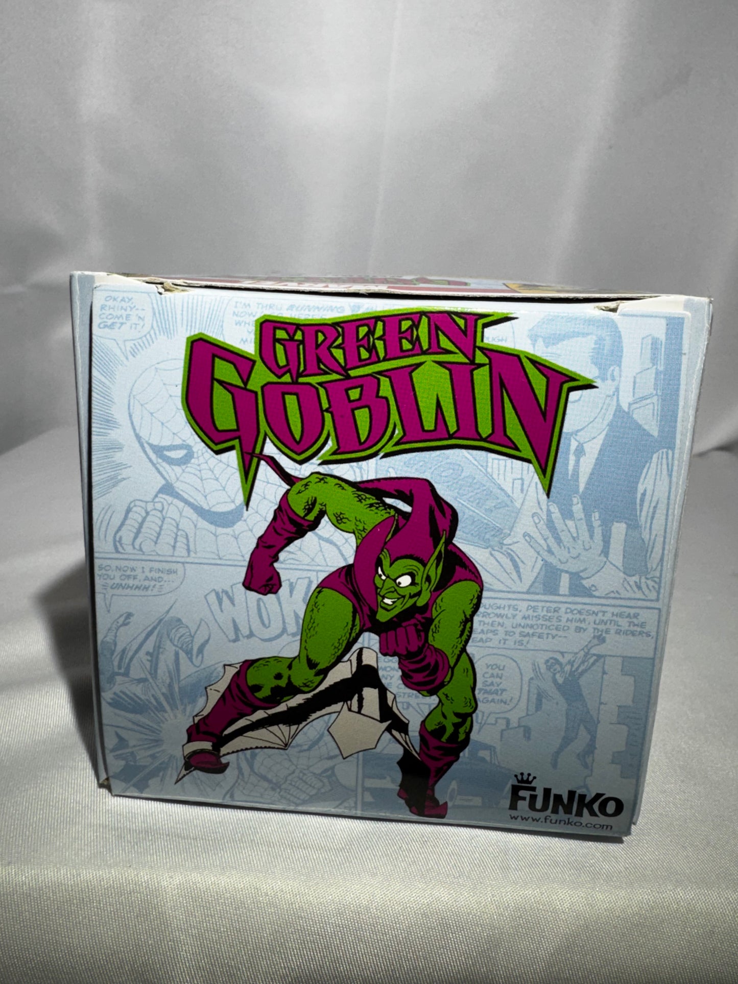 Funko Wacky Wobbler Green Goblin Bobblehead Marvel Comics 2008 Vaulted w/ Box