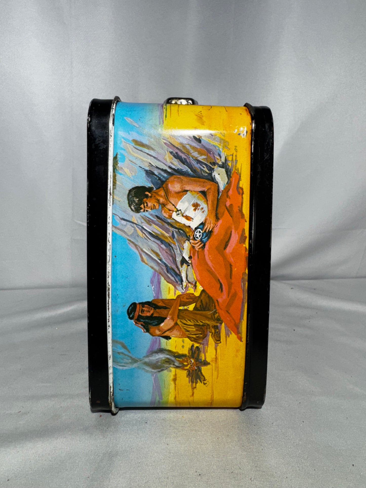 Vintage 1980 The Legend of the Lone Ranger Metal Lunchbox with Original Thermos – Aladdin Industries