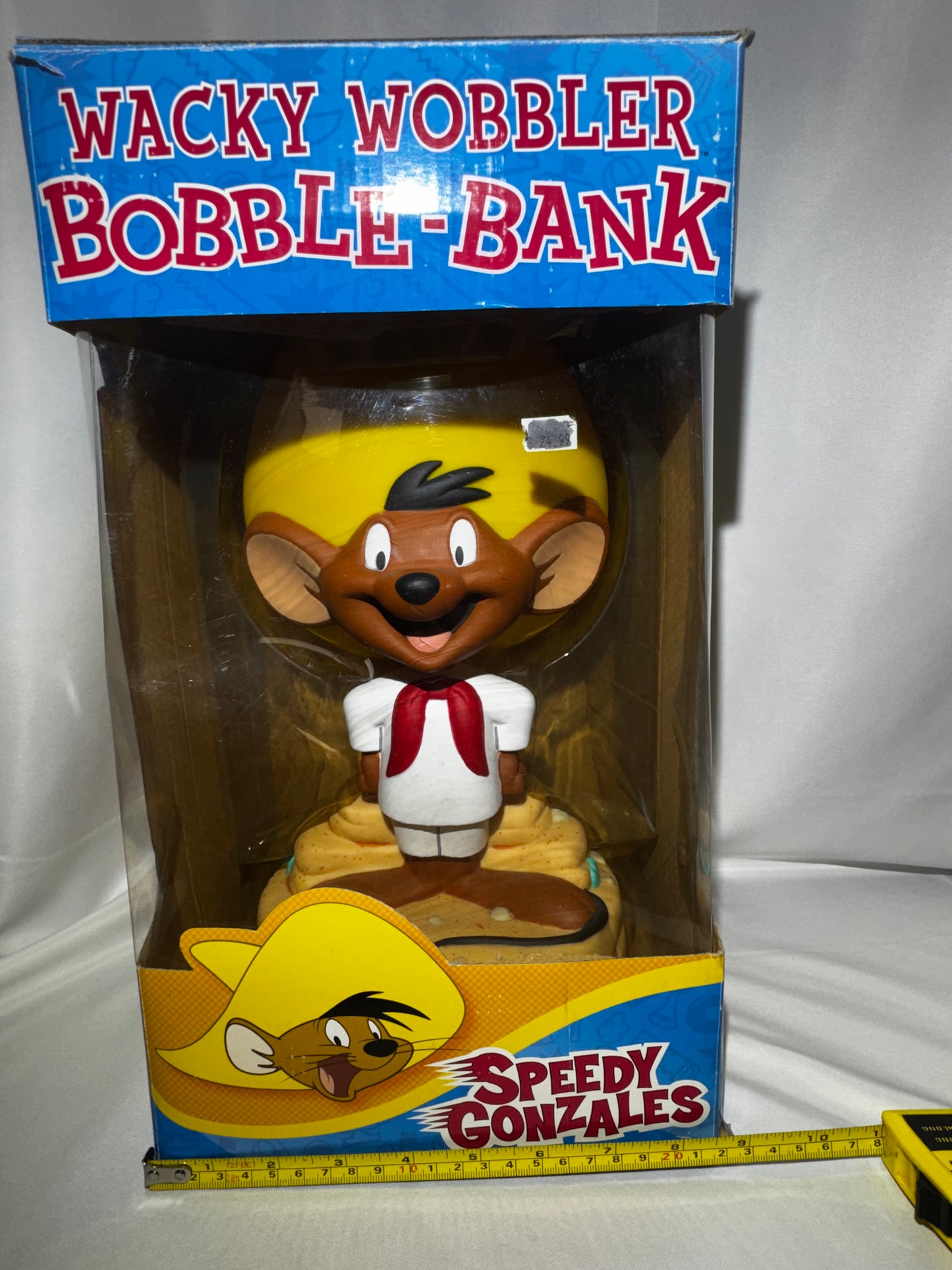 Funko Wacky Wobbler Bobble Bank Speedy Gonzales Looney Tunes WB w/ Original Box