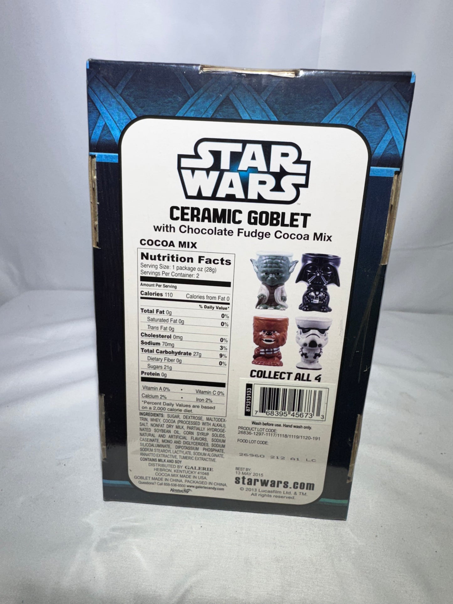 Star Wars Darth Vader Ceramic Goblet – Sealed Collectible Gift Set