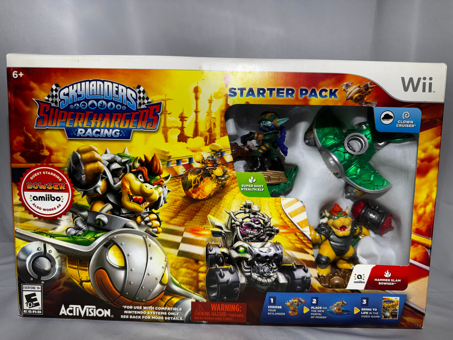 Skylanders SuperChargers Racing Starter Pack Nintendo Wii 2015 Hammer Slam Bowser