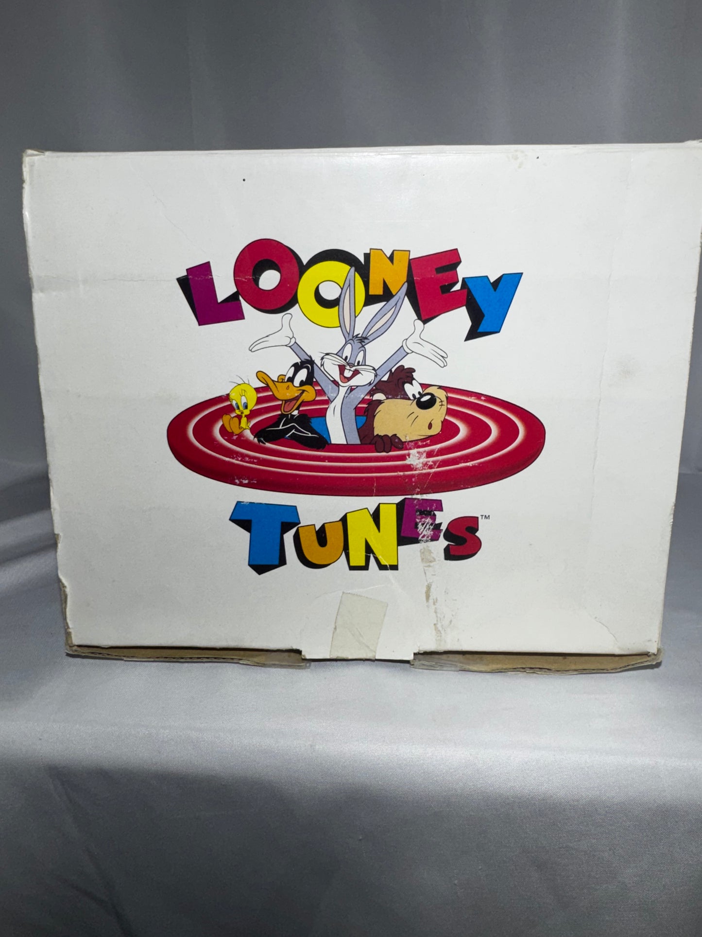 Rare Vintage 1993 Warner Bros Road Runner Cookie Jar ACME TNT Cactus Ceramic w/ Box