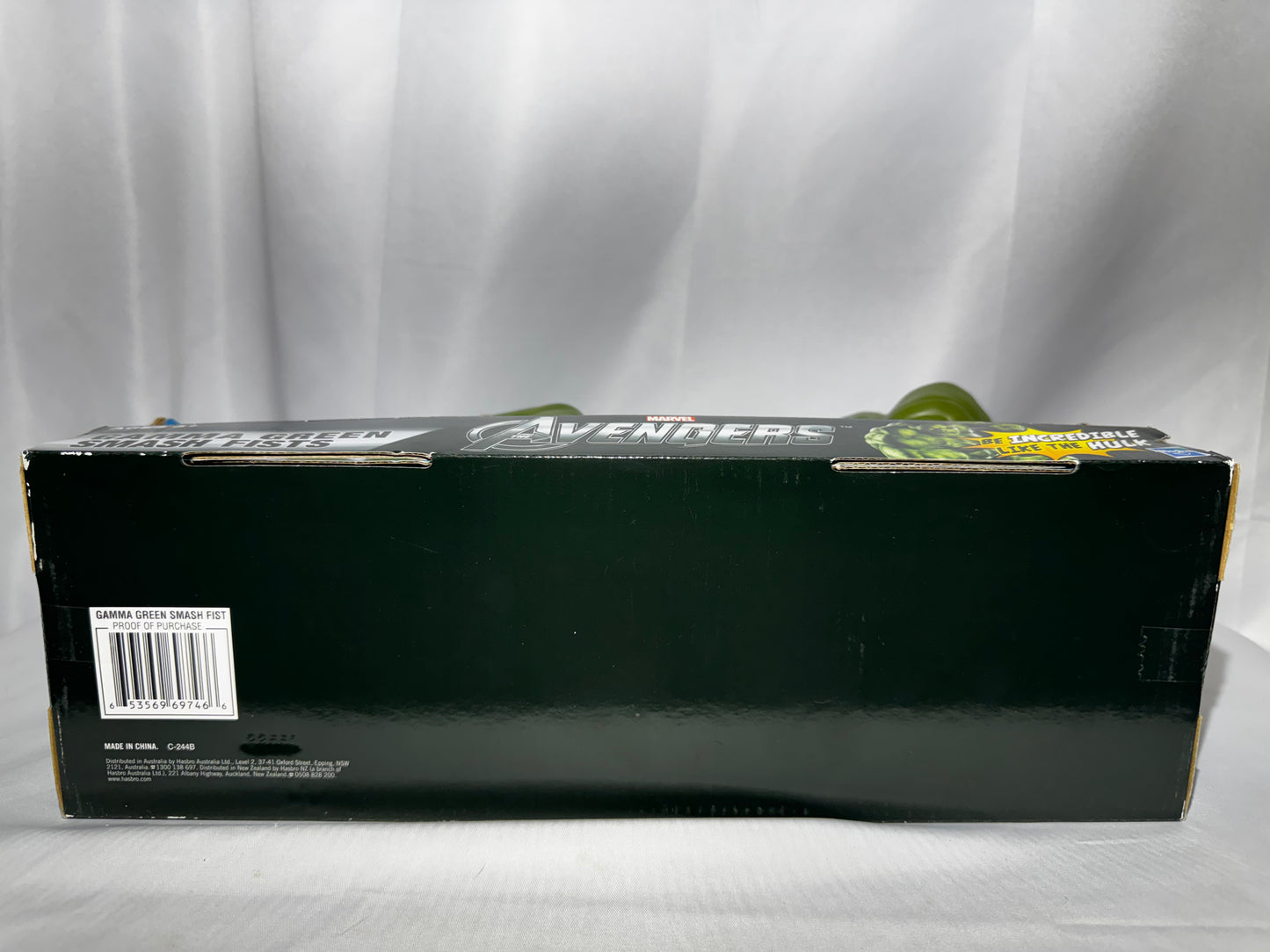 Hasbro Marvel Avengers Hulk Gamma Smash Fists Role Play Toy w/ Original Box Foam