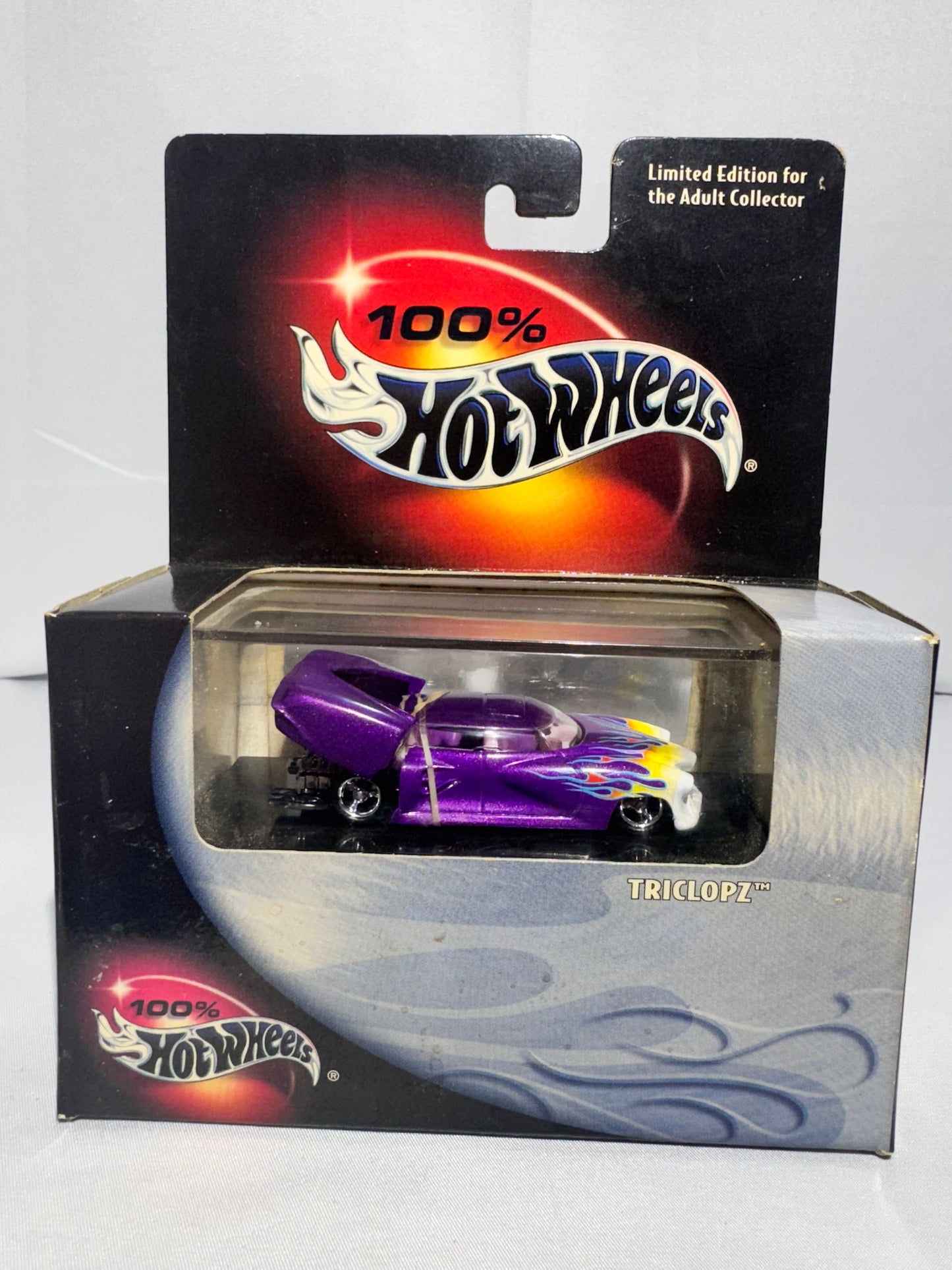 Hot Wheels Triclopz – Purple with Flame Accents Limited Edition Diecast (Mattel)