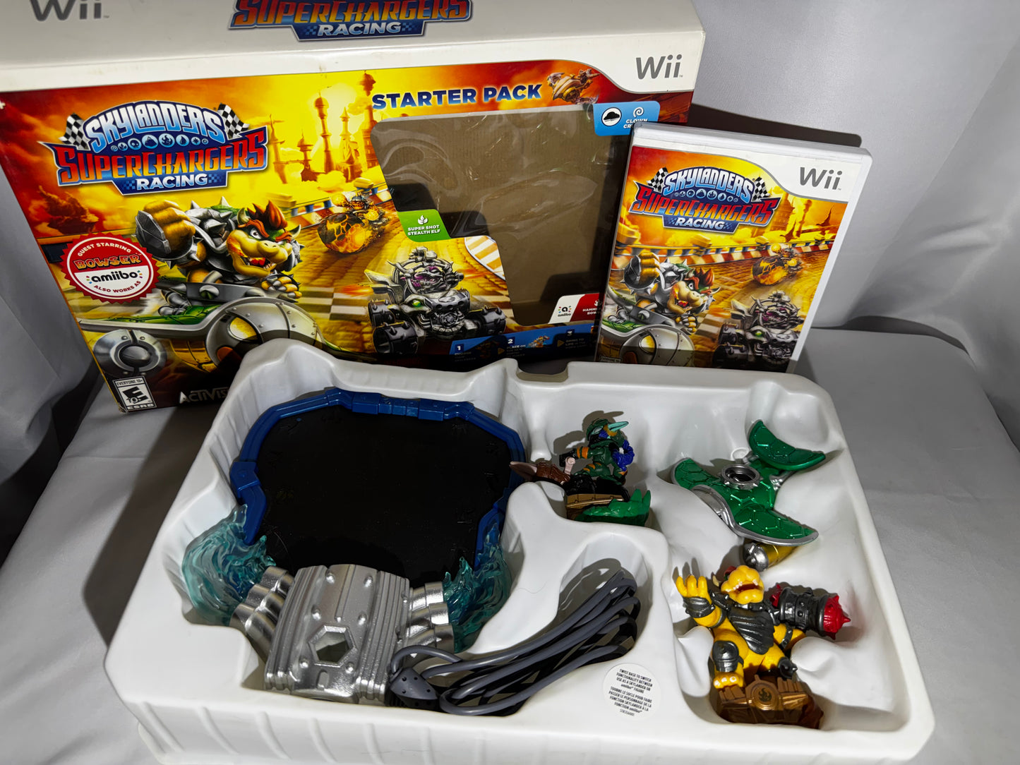 Skylanders SuperChargers Racing Starter Pack Nintendo Wii 2015 Hammer Slam Bowser