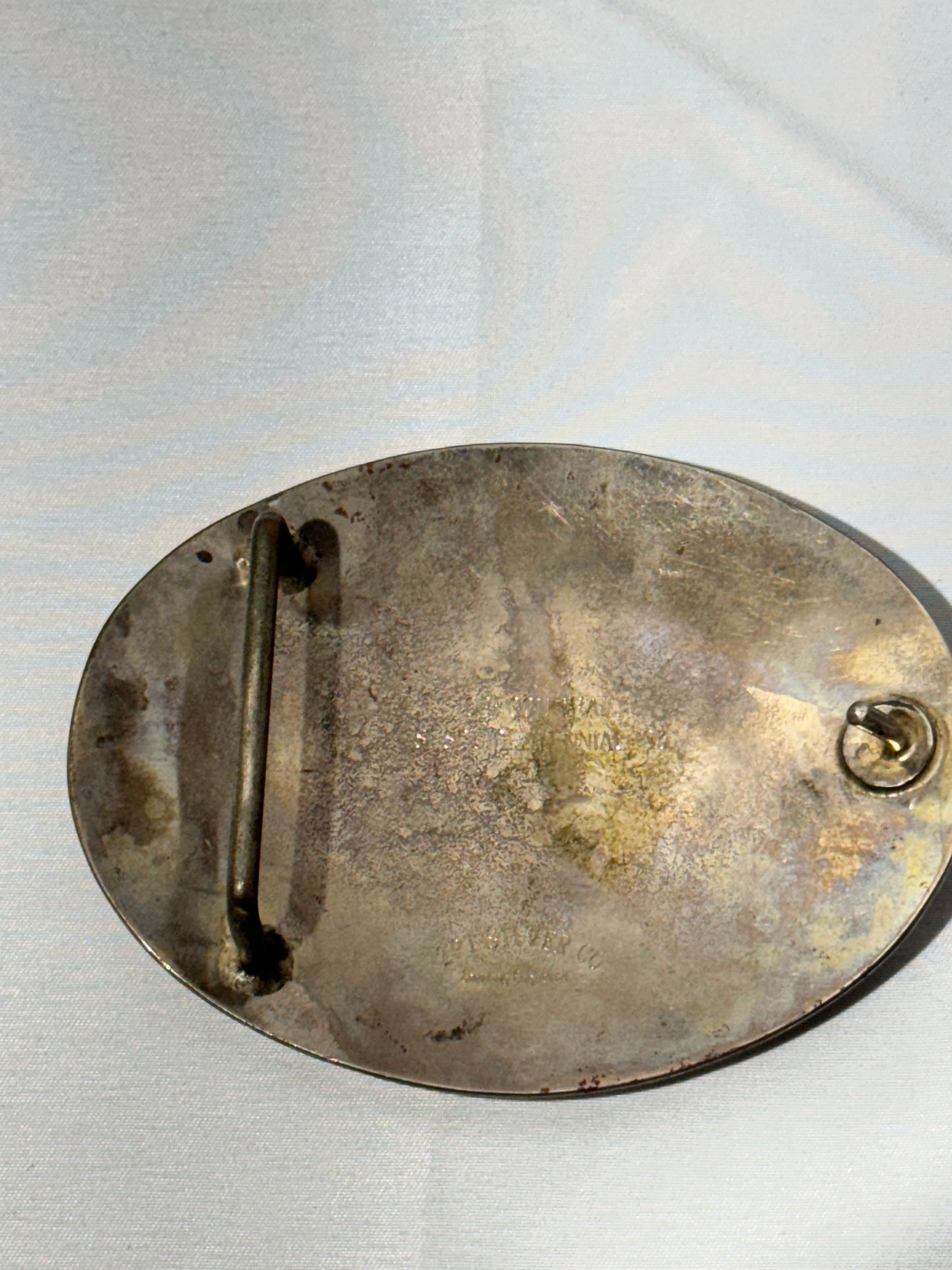 Oregon Trail 1993 Sesquicentennial Sterling Silver Belt Buckle by ZPT Silver Co.