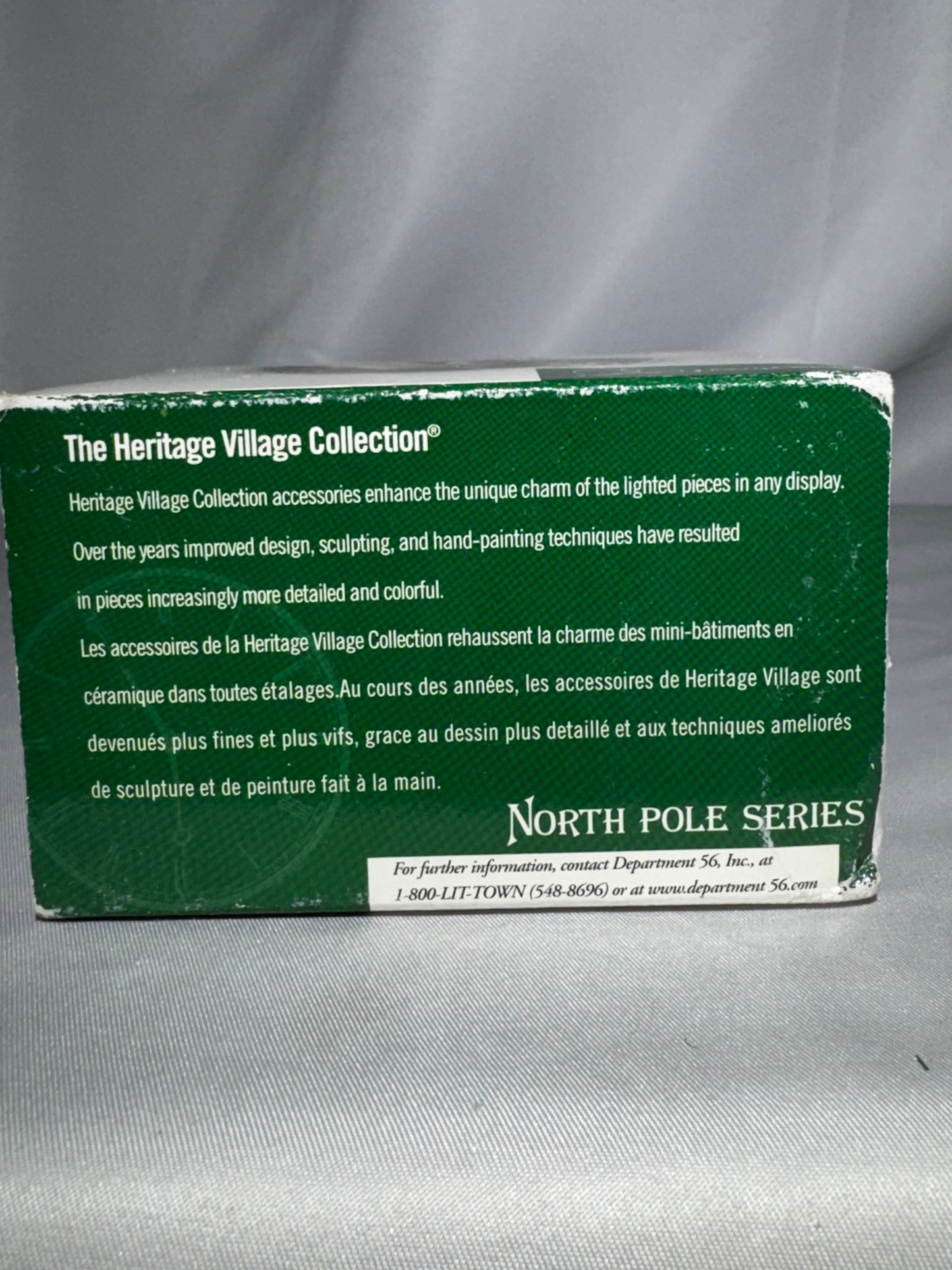 Department 56 North Pole Village Delivering Real Plastic Snow #56435 Elf w/ Box