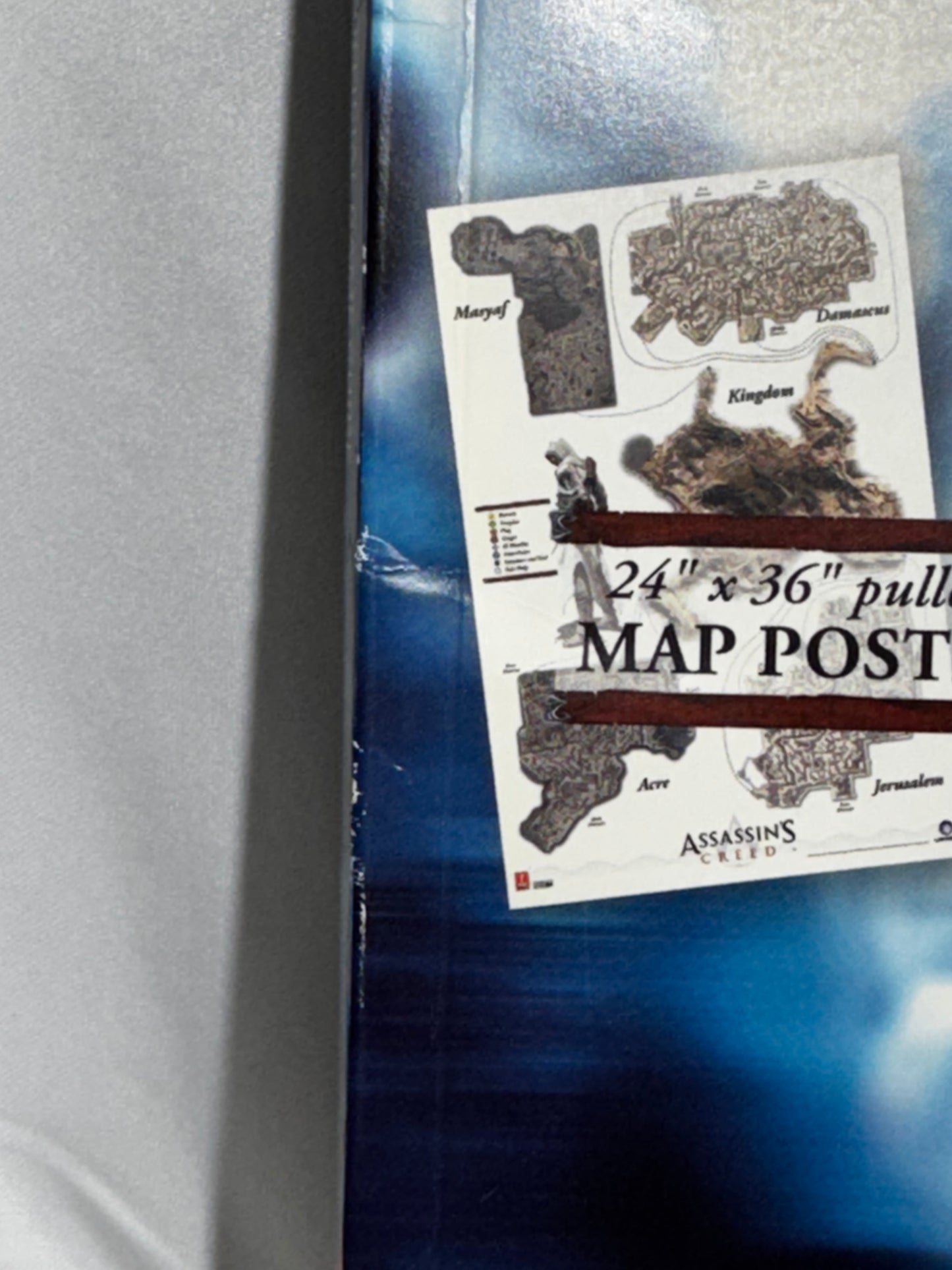 Assassin’s Creed Official Game Guide Prima Games 2007 w/ Pullout Map Poster