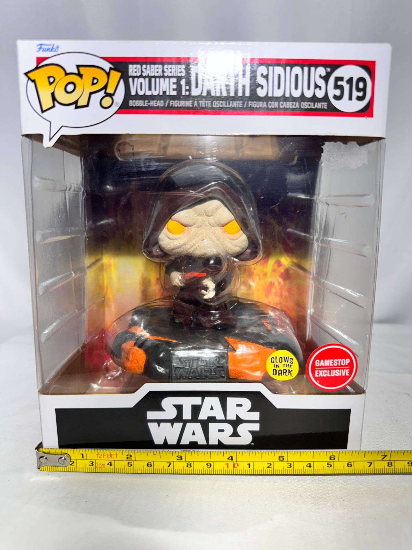 Funko Pop! Star Wars – Red Saber Series Vol. 1 Darth Sidious #519 (GameStop Exclusive, GITD)